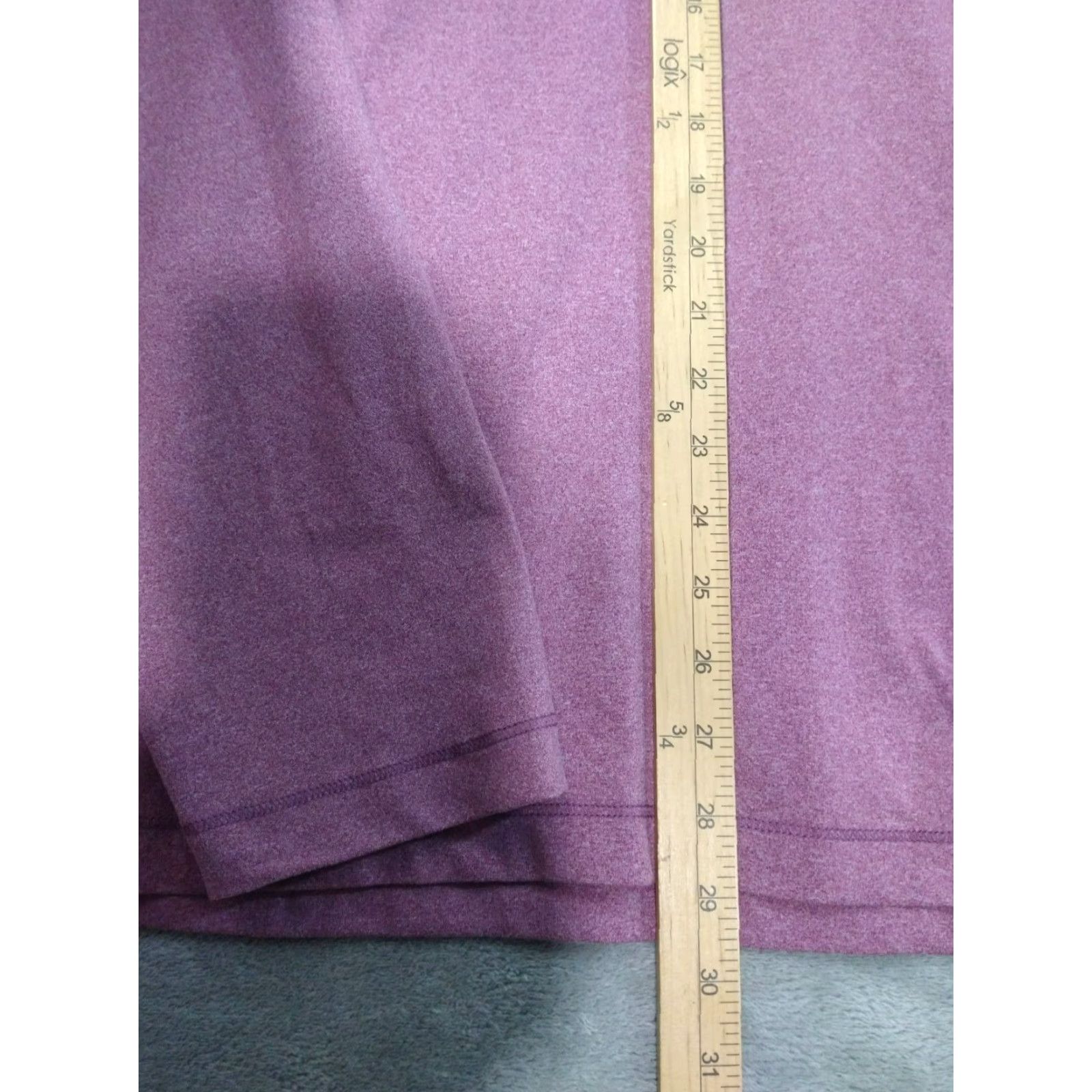 UNTUCKit UNTUCKit Polo Shirt Mens 2XL Purple Long Sleeve Casual Preppy Clavidor Knit Polyester Solid Size US XXL / EU 58 / 5 - 3 Thumbnail