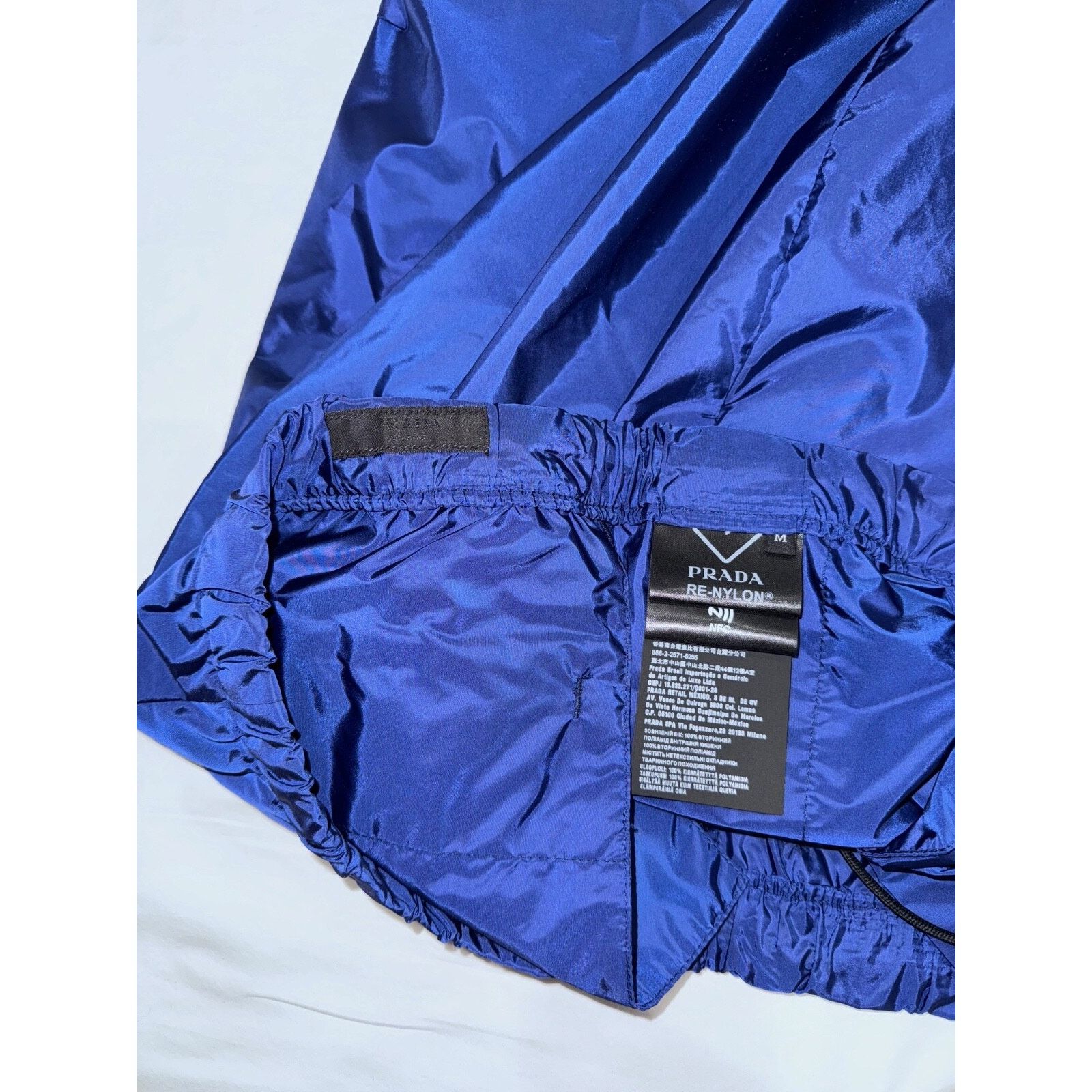 Prada Prada Re-Nylon Blue Nylon Triangle Pocket Classic Bermuda Size US 32 / EU 48 - 9 Thumbnail