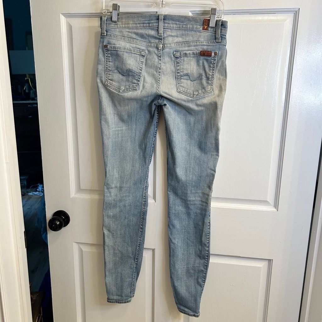 7 For All Mankind 7 for all mankind size 26 jeans light washed Size 26" / US 2 / IT 38 - 11 Thumbnail