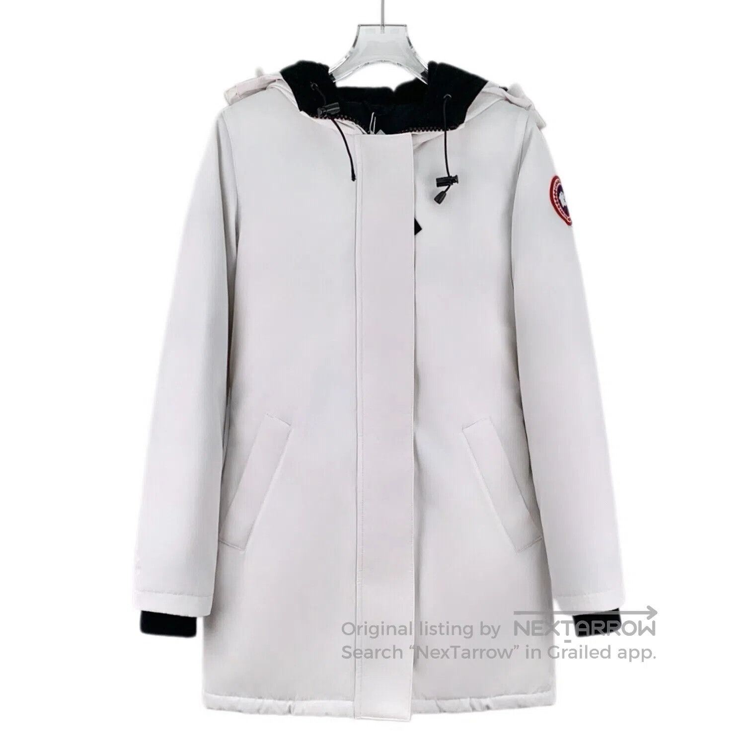 Canada Goose Canada Goose White Logo Patch Hood Faux Fur Long Sleeve Pu Size US XS / EU 42 / 0 - 1 Thumbnail