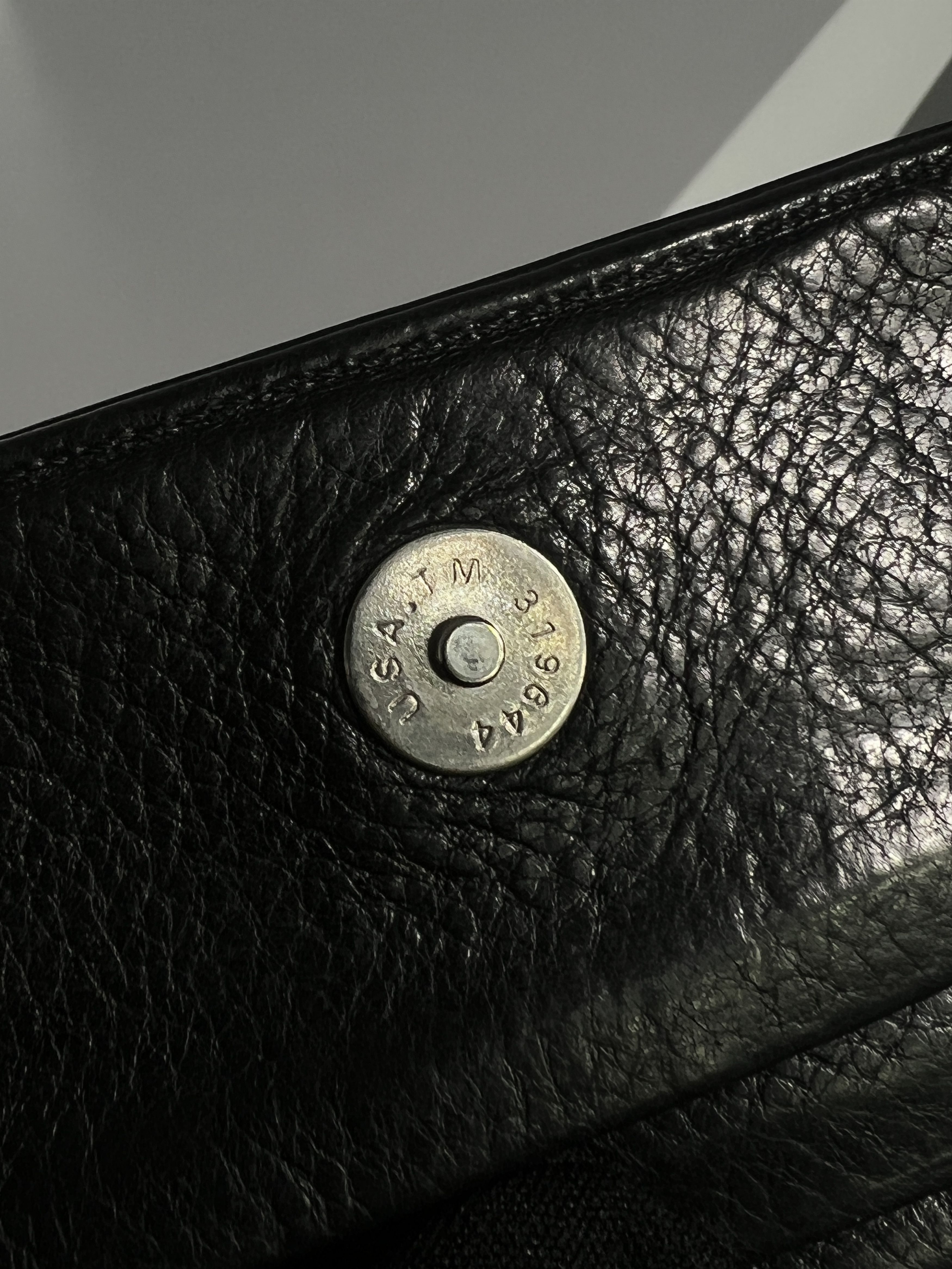 Chrome Hearts Chrome Hearts Square Scroll Logo Zip Bill Wallet Black Size ONE SIZE - 8 Thumbnail