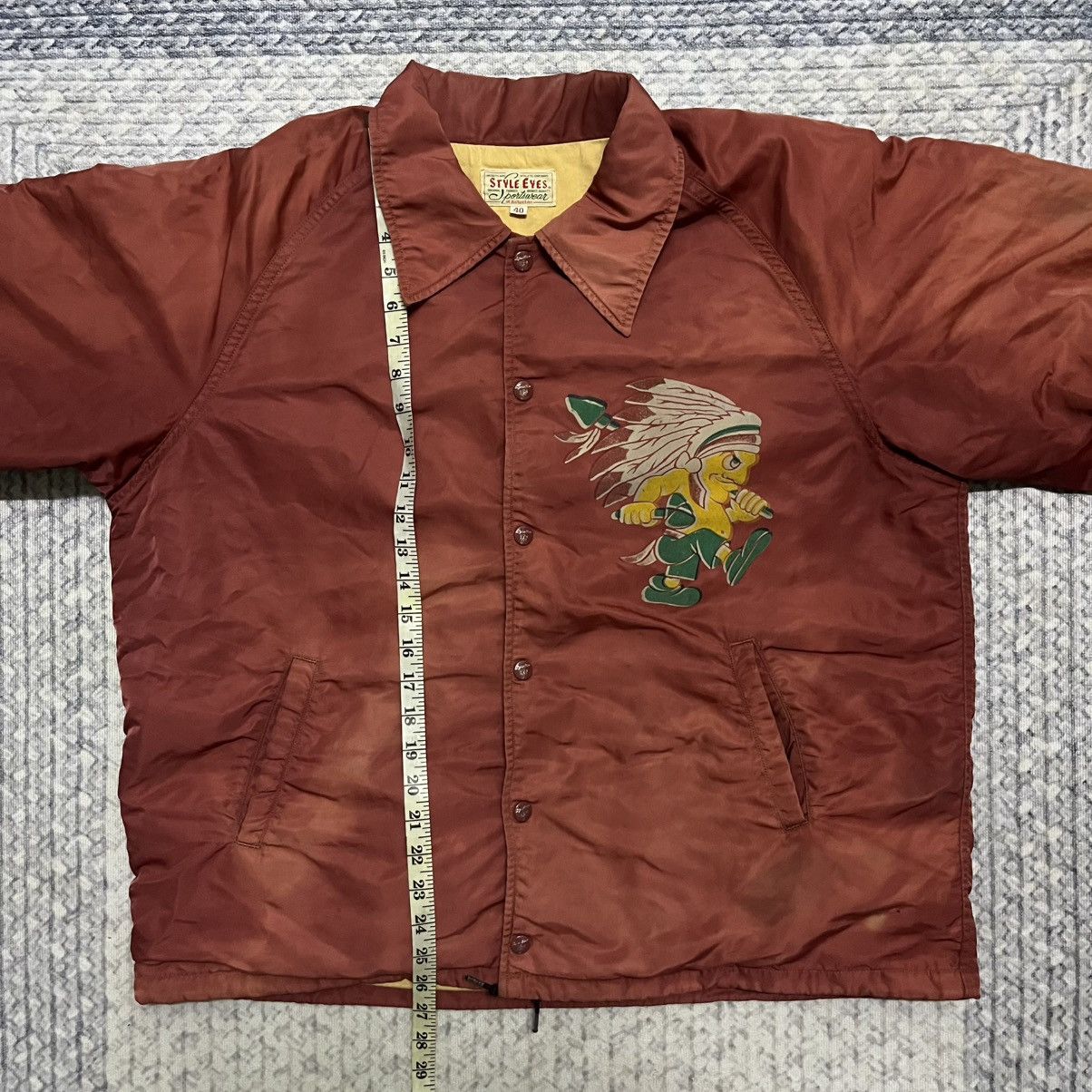 Toyo Enterprises Rare Vintage Sugarcane American Native Coach Jacket Size US XL / EU 56 / 4 - 24 Thumbnail