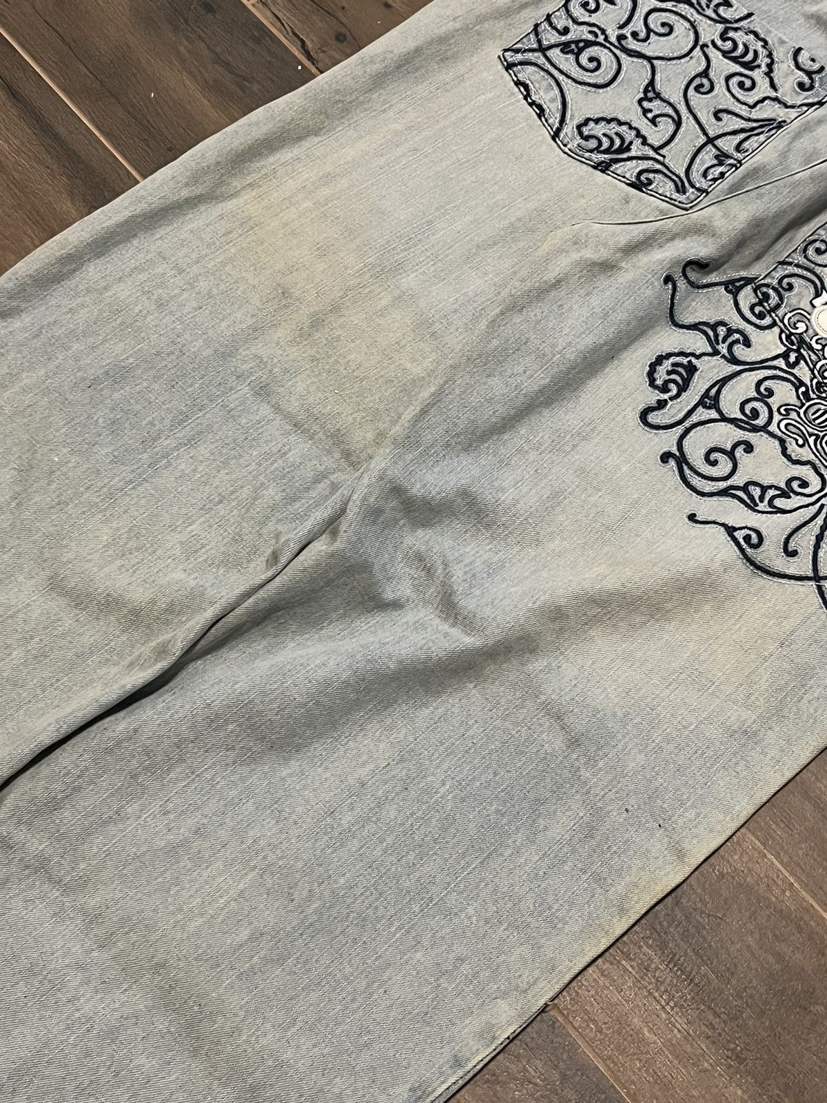 Affliction Rare Crazy Southpole Y2K Jeans Baggy Rap Skate Size US 36 / EU 52 - 3 Thumbnail