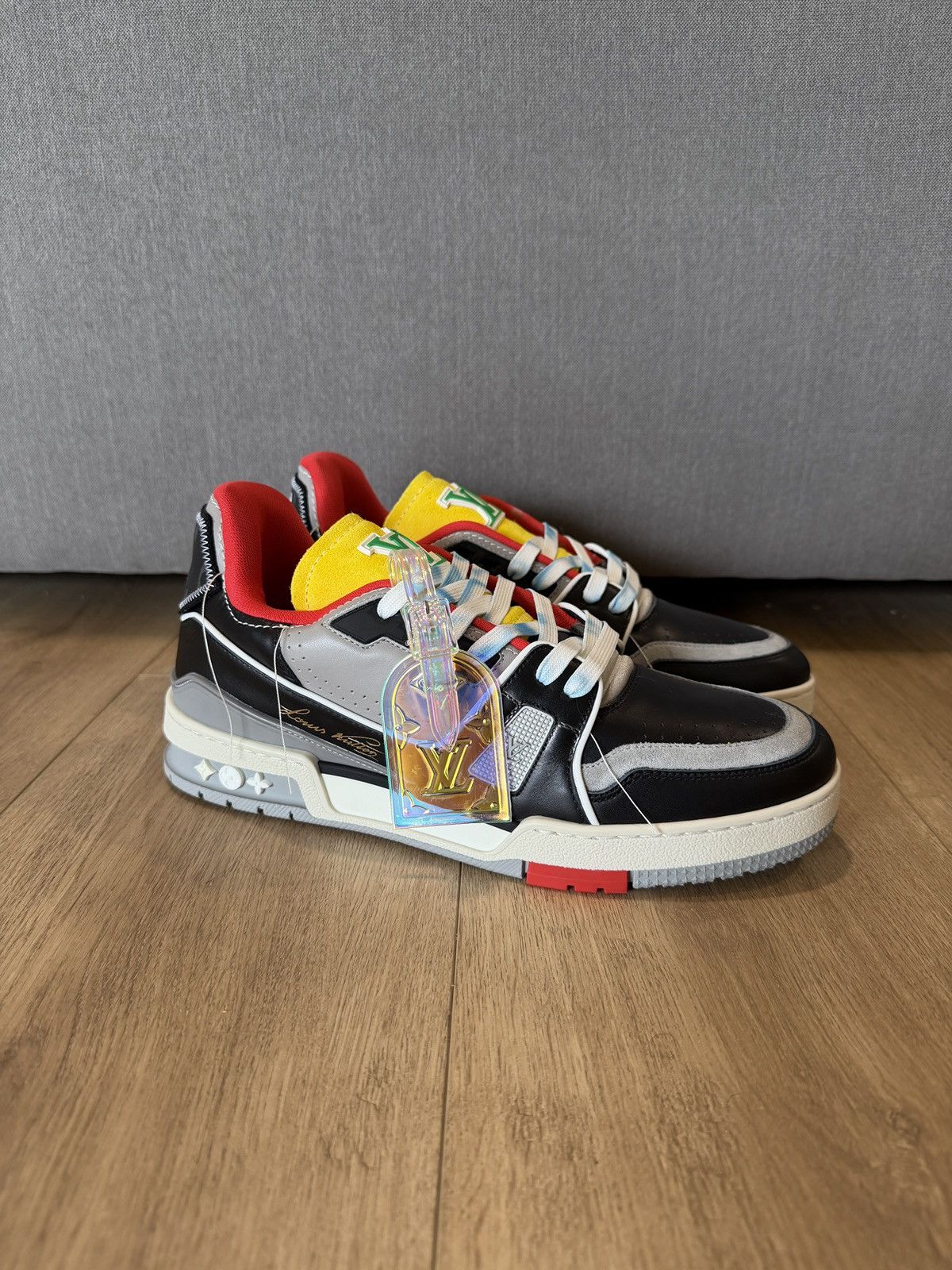 Louis Vuitton LOUIS VUITTON UPCYCLE TRAINER BLACK VIRGIL Size US 8 / EU 41 - 1 Thumbnail