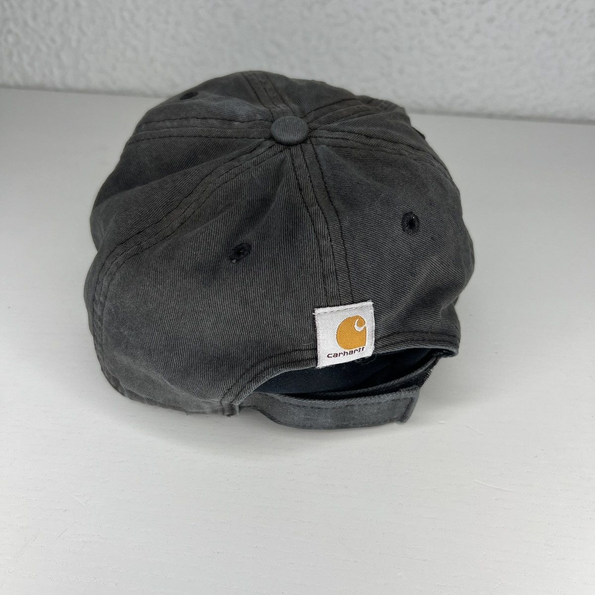 Carhartt Carhartt WiP Hat Cap 1889 Black Faded Distressed Ripped Size ONE SIZE - 3 Thumbnail