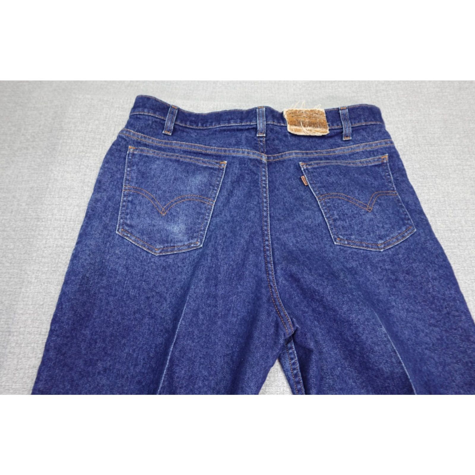 Levi's Levi's 540 Jeans Men 34x30 Blue Relaxed Dark Wash Straight Fit Denim Cotton Blend Jeans Size US 34 / EU 50 - 5 Thumbnail