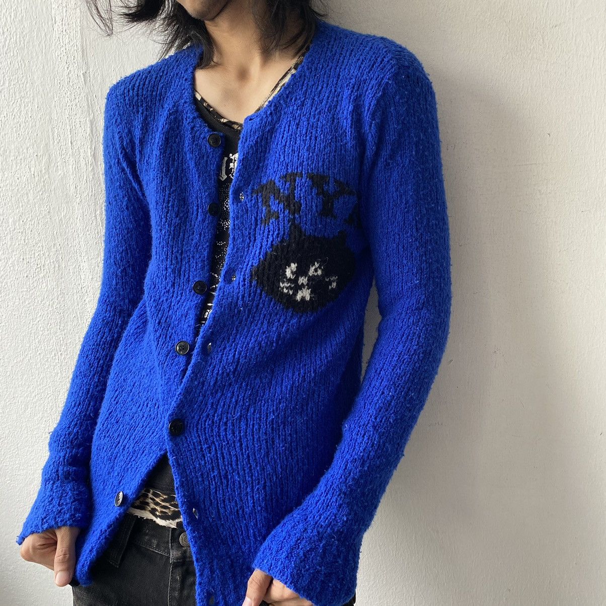 Ne-Net Ne-net by Issey Miyake Cat NYA Button Knitwear Size US XS / EU 42 / 0 - 7 Thumbnail