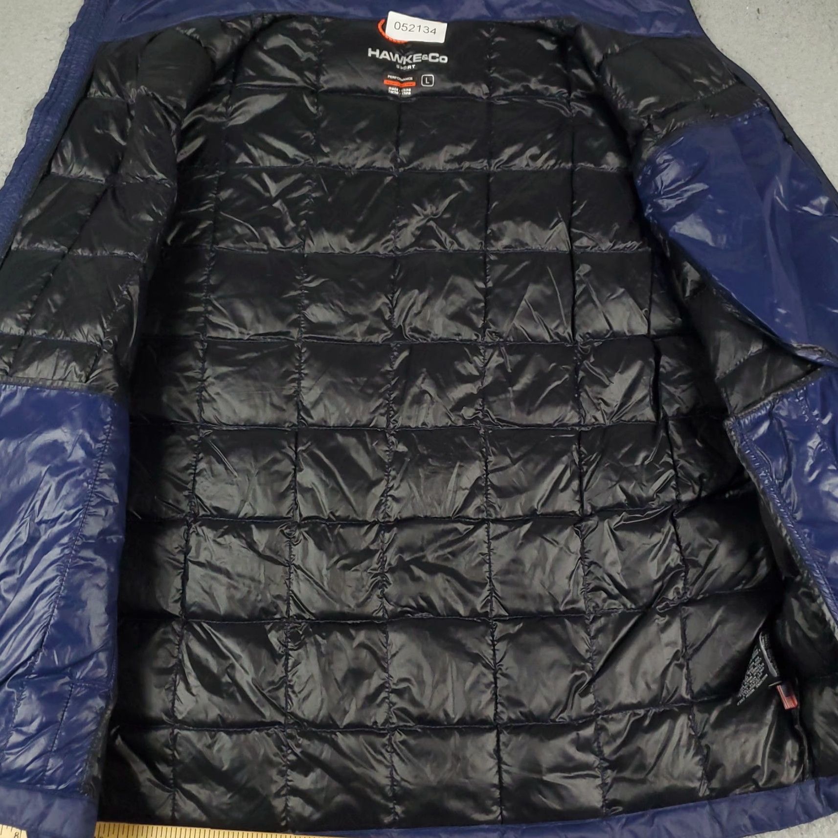 Vintage Hawke & Co Vest Mens Size Large Blue Puffer Full Zip Jacket Size US L / EU 52-54 / 3 - 3 Thumbnail