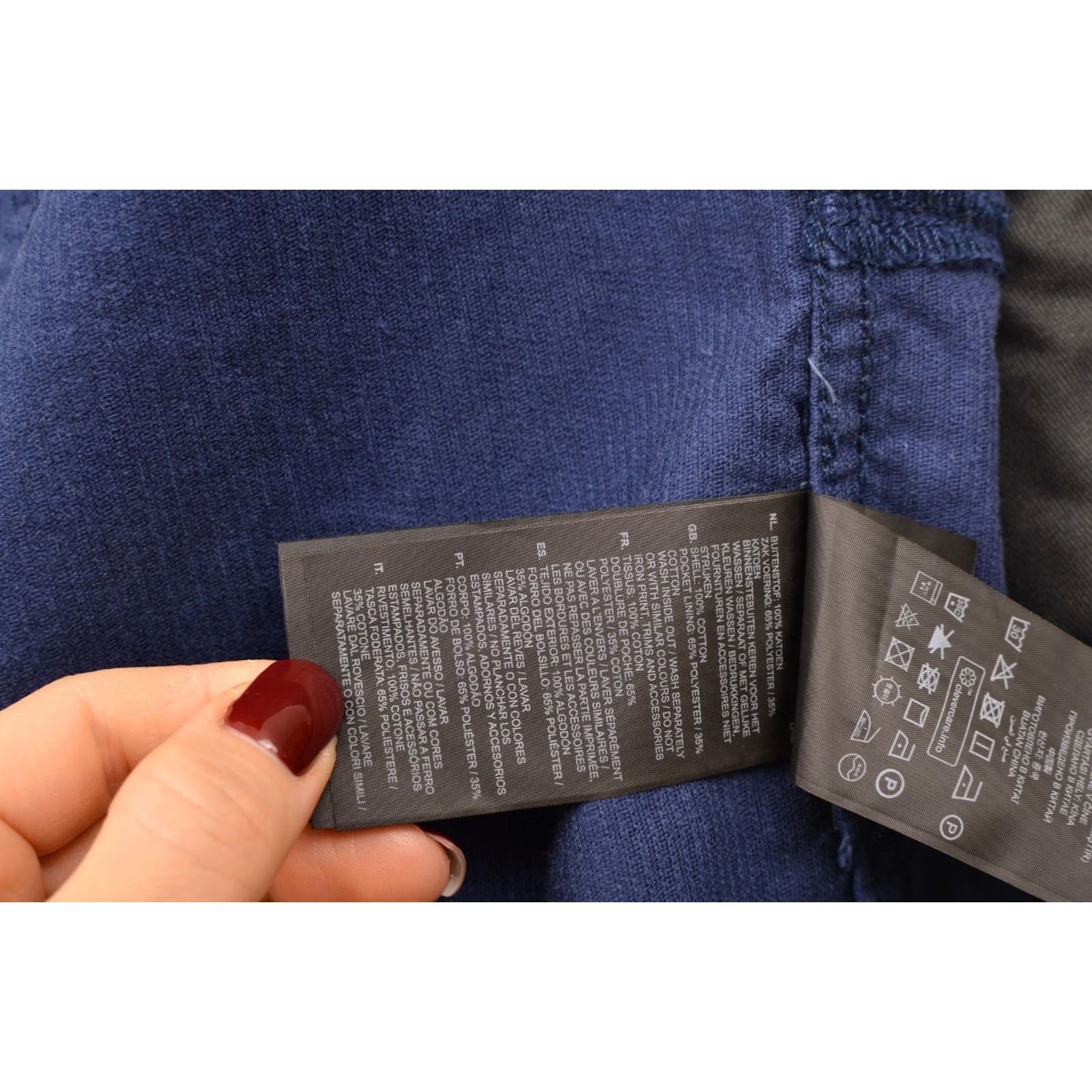 G-Star G-Star Raw D-Staq Slim Jkt Corduroy Cord Jacket DDP Size L Blue Mens Jacket Size US L / EU 52-54 / 3 - 8 Thumbnail