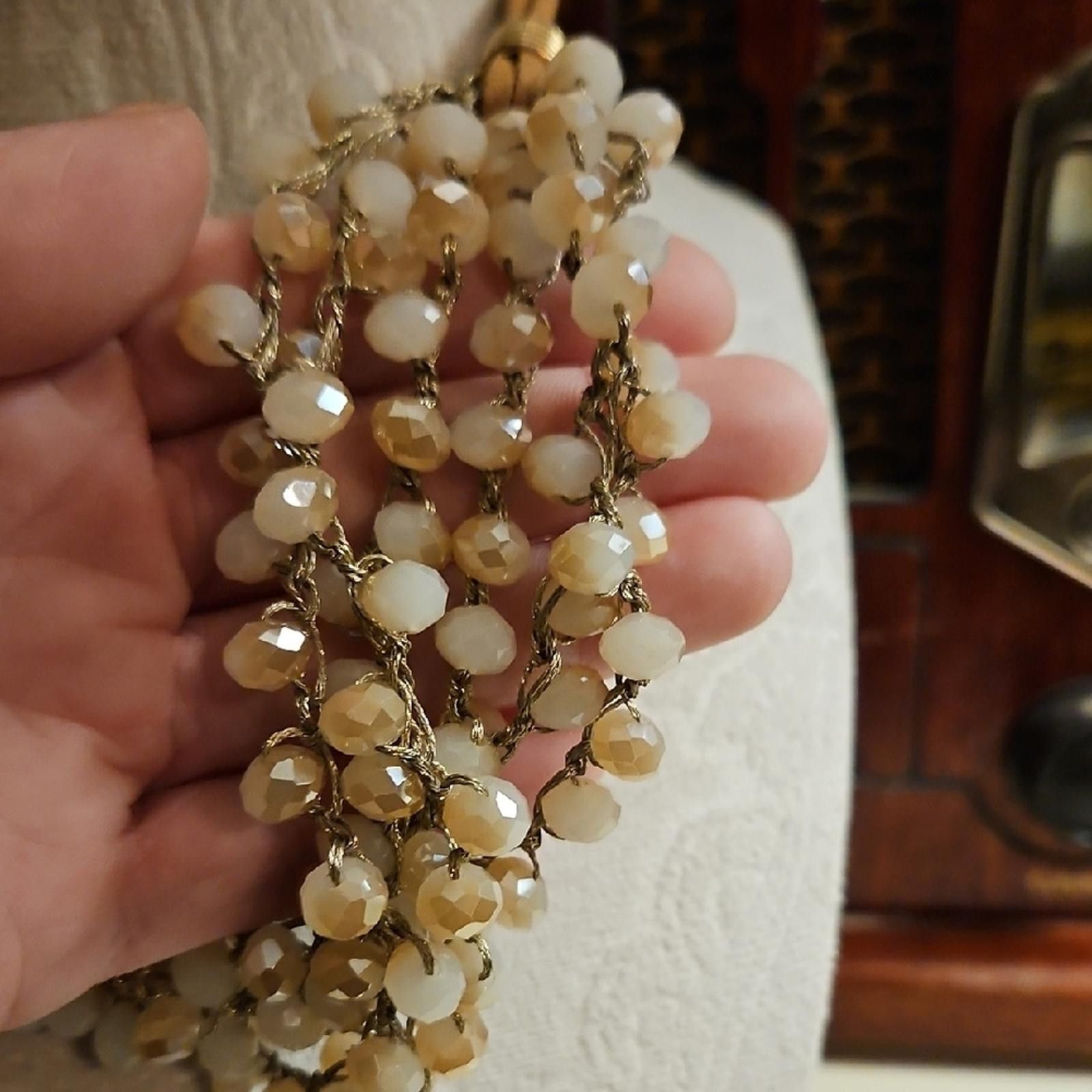Other Elegant Multi-Strand Beaded Necklace Size ONE SIZE - 5 Thumbnail