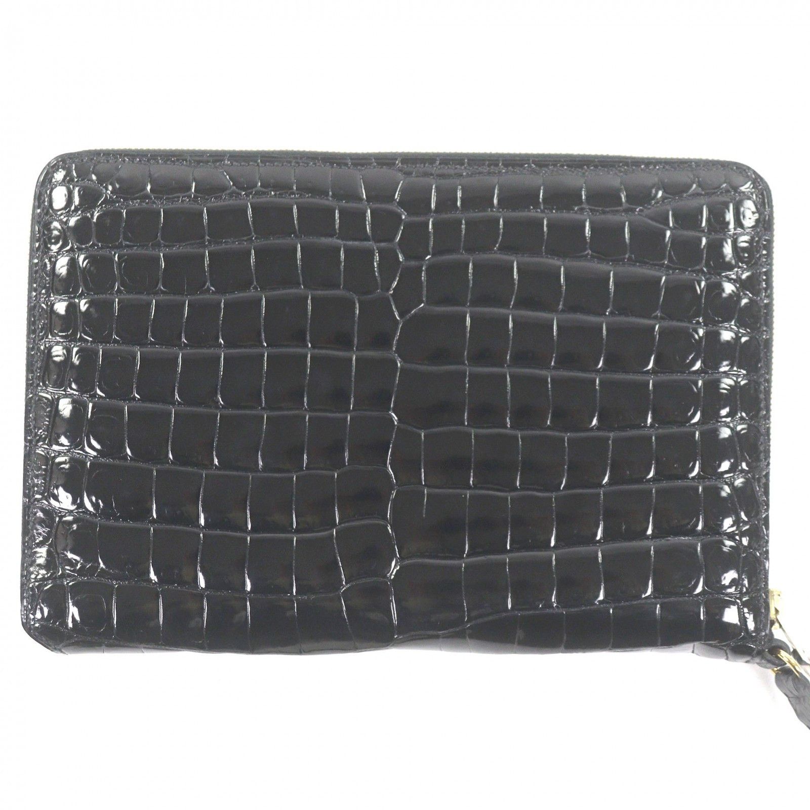 Hermes Hermes Hermes Charlie Porosus travel case Leather Other Stamp B (1998) DUTY FREE for USA Size ONE SIZE - 1 Thumbnail
