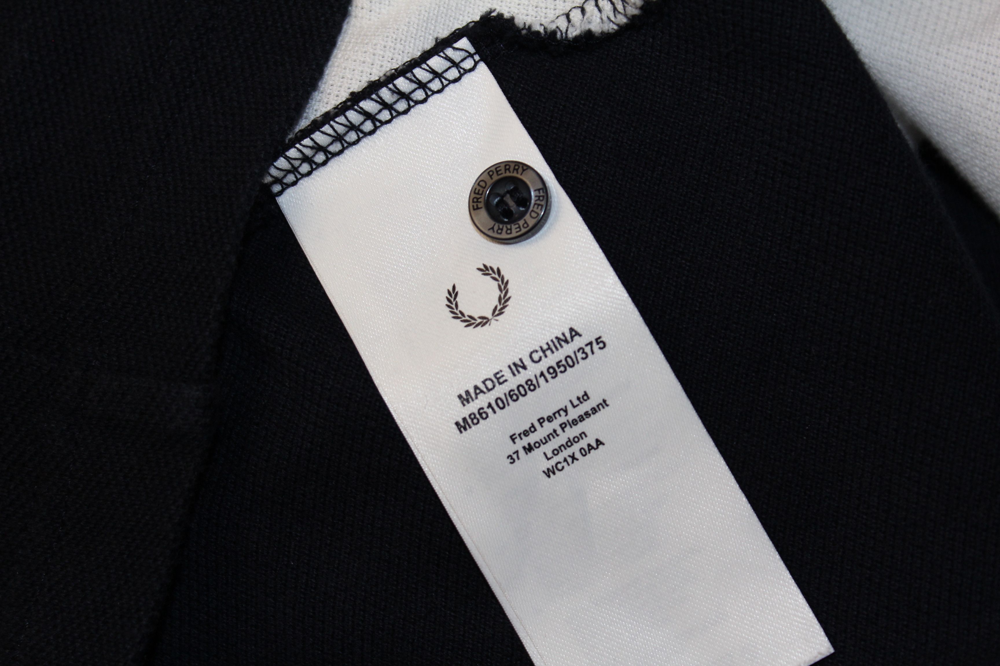 Fred Perry Fred Perry Short Sleeve Blue White Polo Shirt Size US M / EU 48-50 / 2 - 8 Thumbnail
