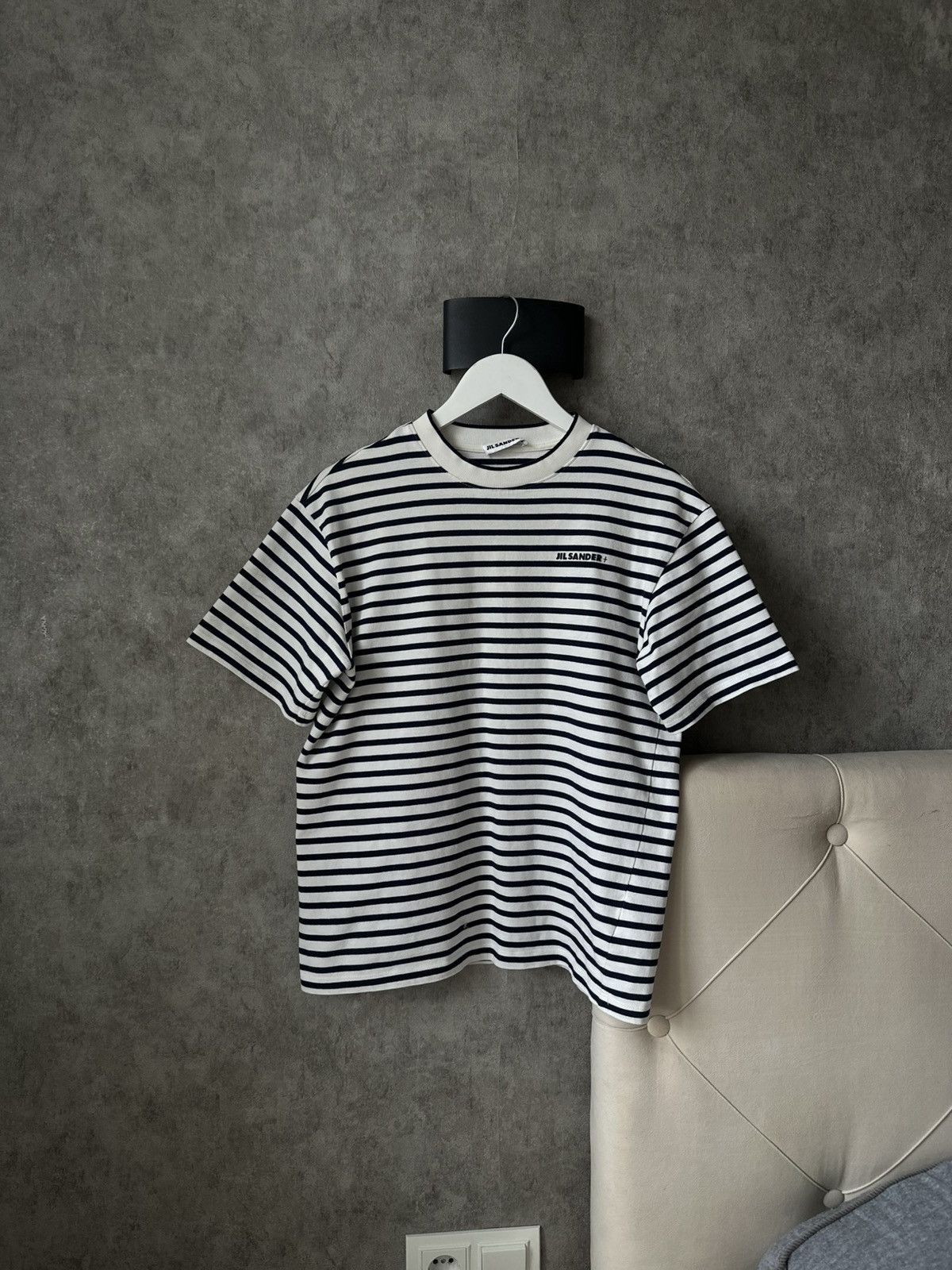 Jil Sander Jil Sander t shirt white/blue Size US S / EU 44-46 / 1 - 5 Thumbnail