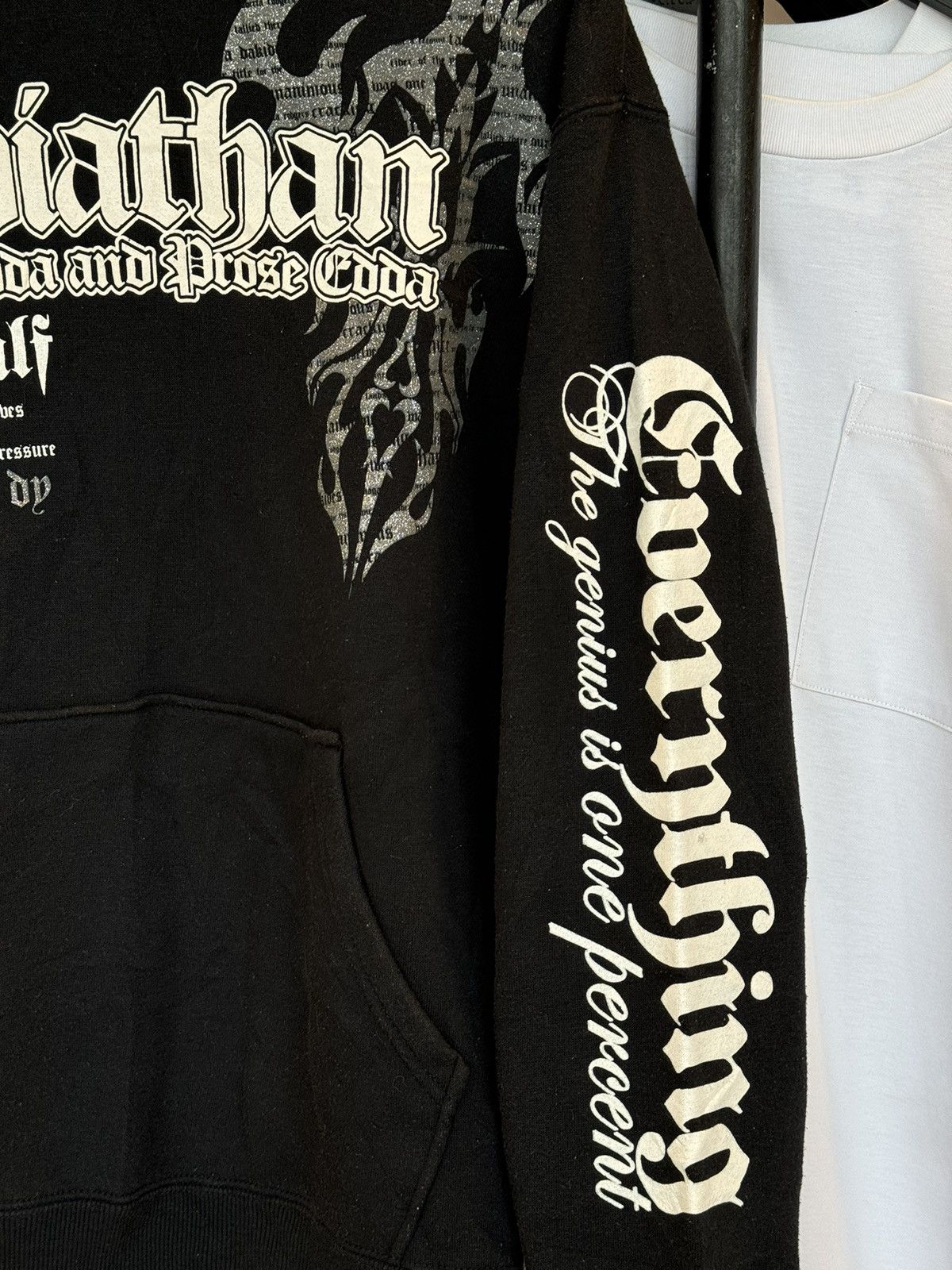 Japanese Brand Vintage Y2K Beaumere Punk Riot Poem Laces Hoodies Size US L / EU 52-54 / 3 - 4 Thumbnail