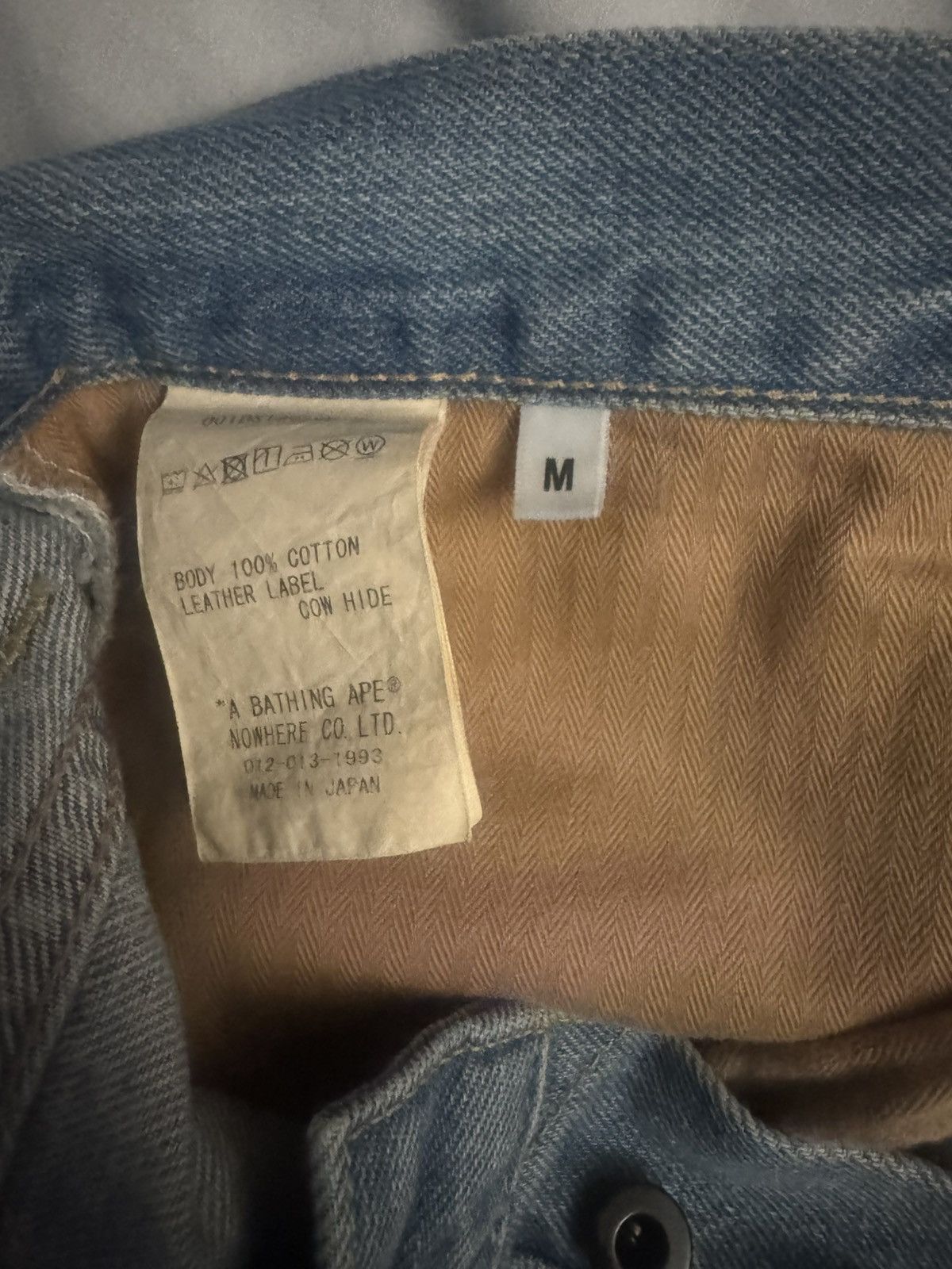 Bape BAPE Twin Sta Denim Shorts 'Indigo' Size US 32 / EU 48 - 7 Thumbnail