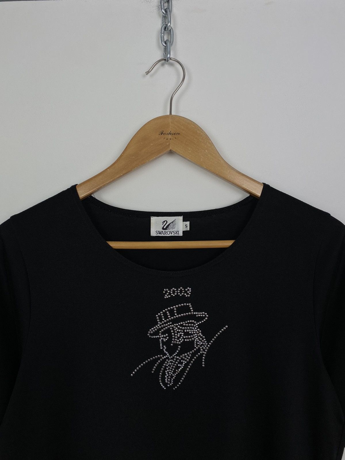 Swarovski Swarovski Short Sleeve T-Shirt Magic Of Dance 2003 Black Top Size S / US 4 / IT 40 - 2 Thumbnail