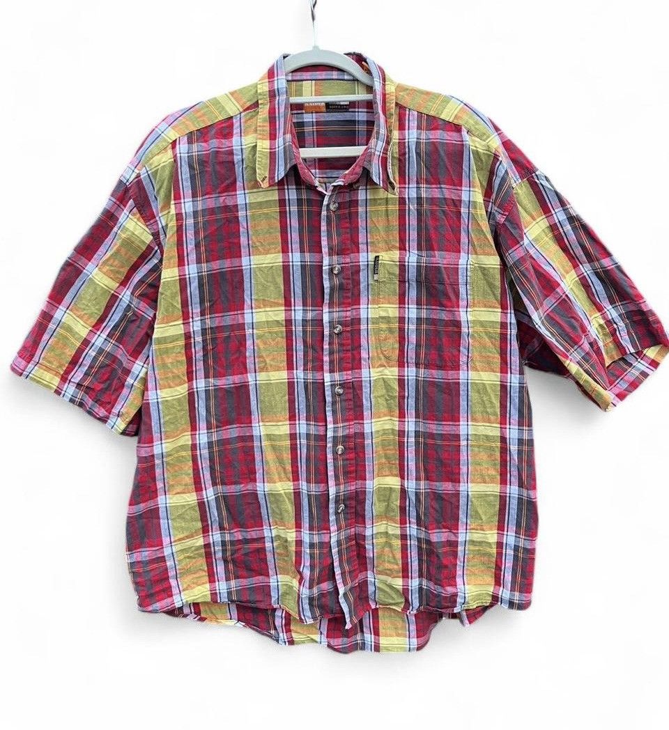 Other Y2K Raider Mens Multicolor Plaid Short-Sleeve Shirt Size US XXL / EU 58 / 5 - 1 Thumbnail