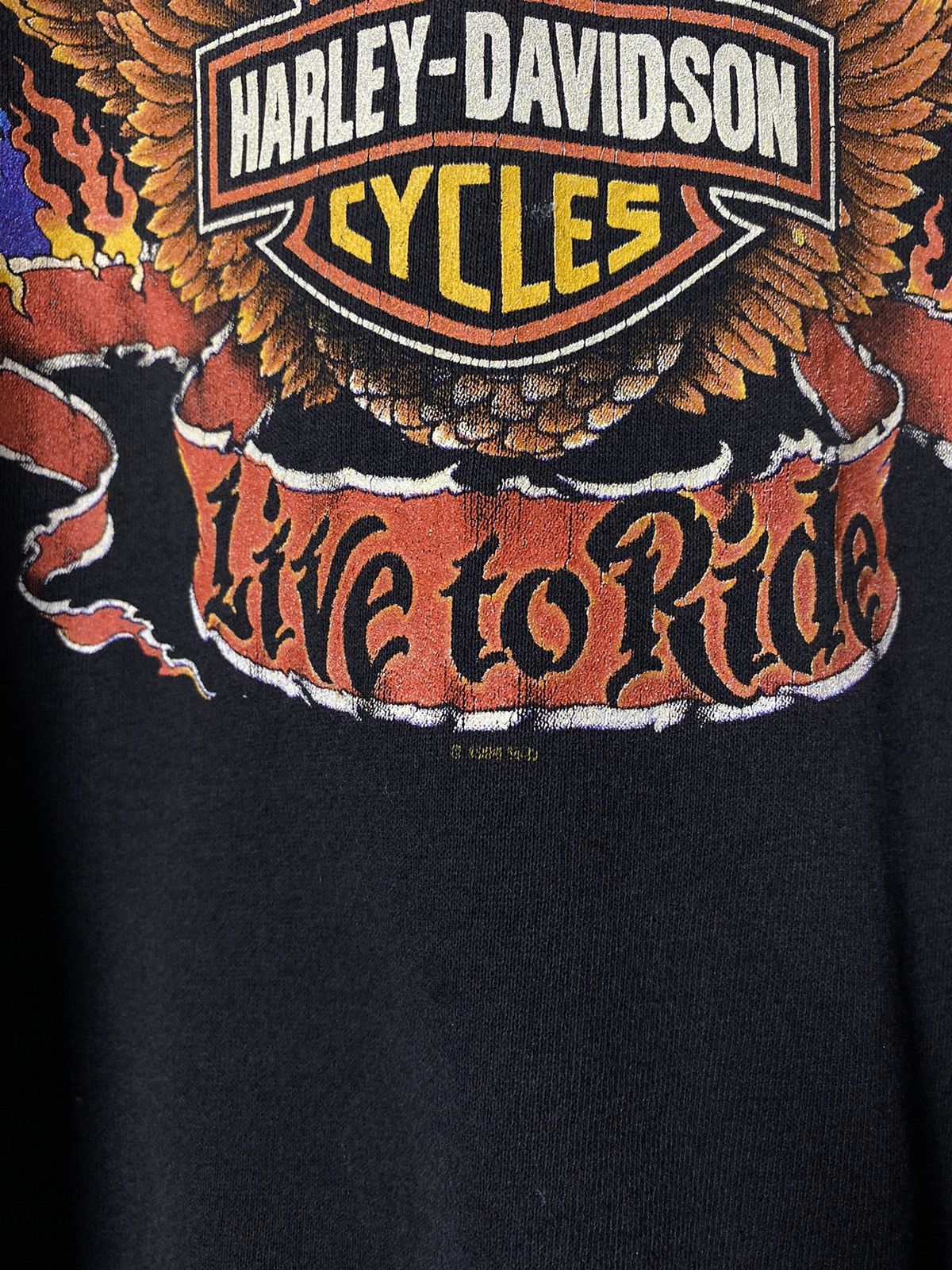 Harley Davidson Vintage Harley Davidson Snakes Crewneck Size US L / EU 52-54 / 3 - 5 Thumbnail