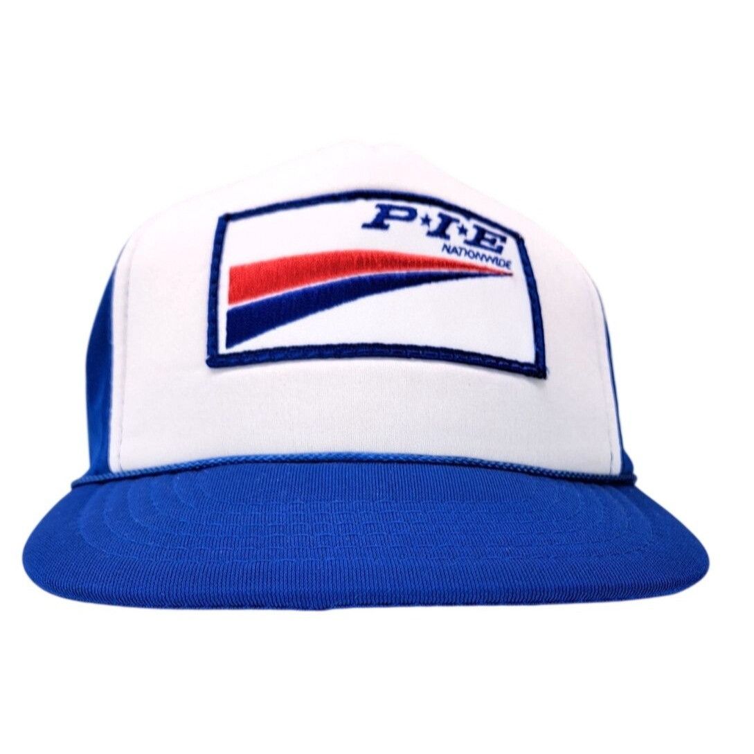 Vintage Vintage P.I.E. Nationwide Blue White Trucker Hat Snapback Size ONE SIZE - 2 Thumbnail