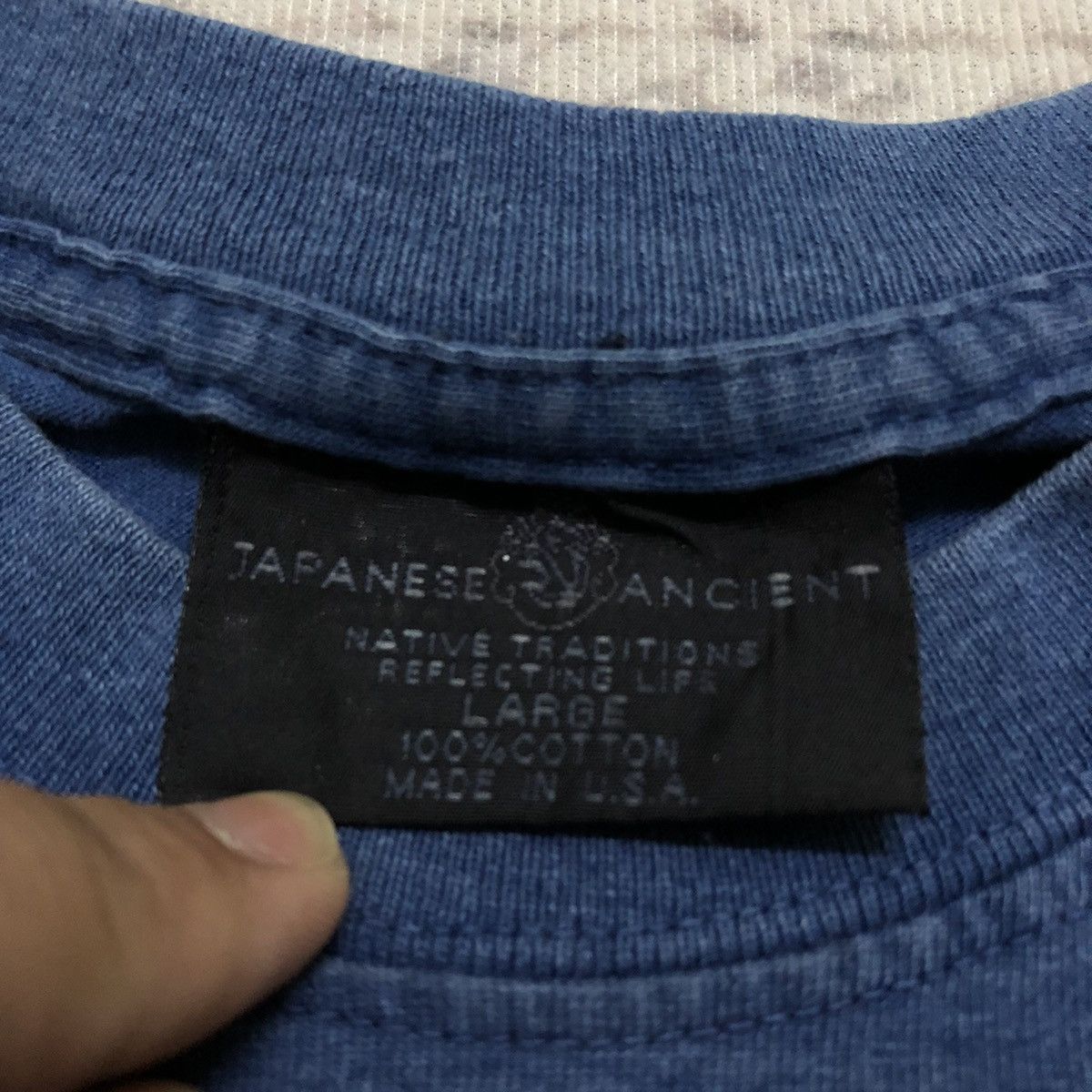 Japanese Brand × Vintage Rare Faded Vintage Japanese Ancient ‘N.T.R.L’ Quote Tees Size US L / EU 52-54 / 3 - 10 Thumbnail