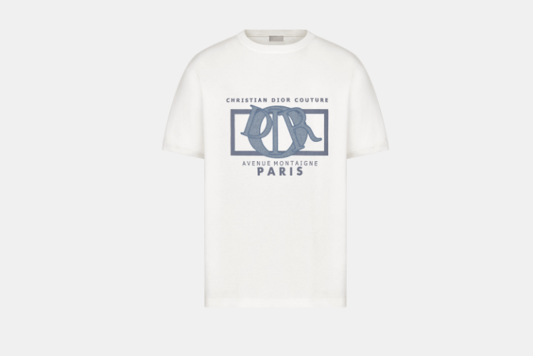 o1w1db10525 493J64 Relaxed-Fit T-Shirt in White