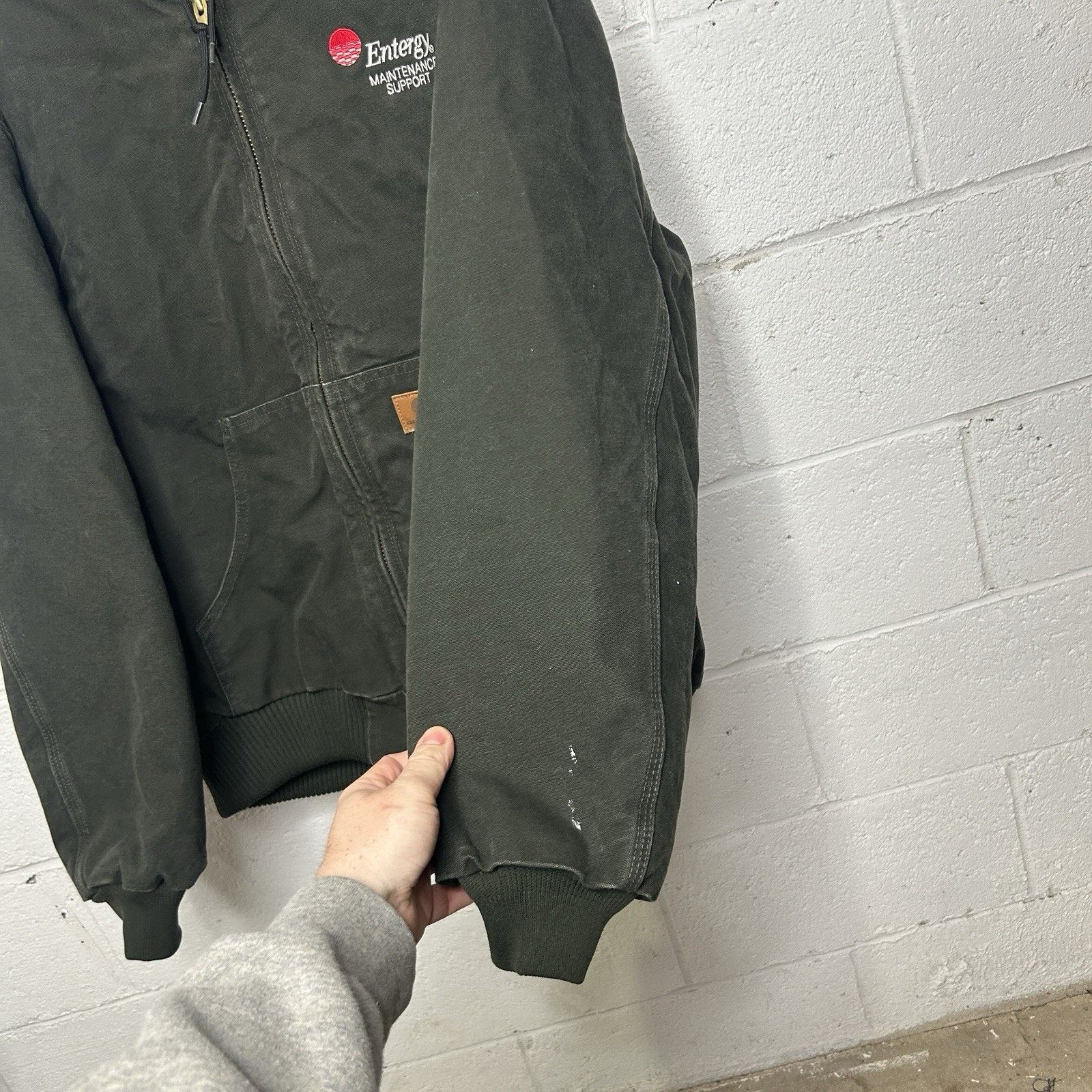 Carhartt Vintage Carhartt Quilted Hooded Active Jacket “Moss” J130 Size US XL / EU 56 / 4 - 9 Thumbnail