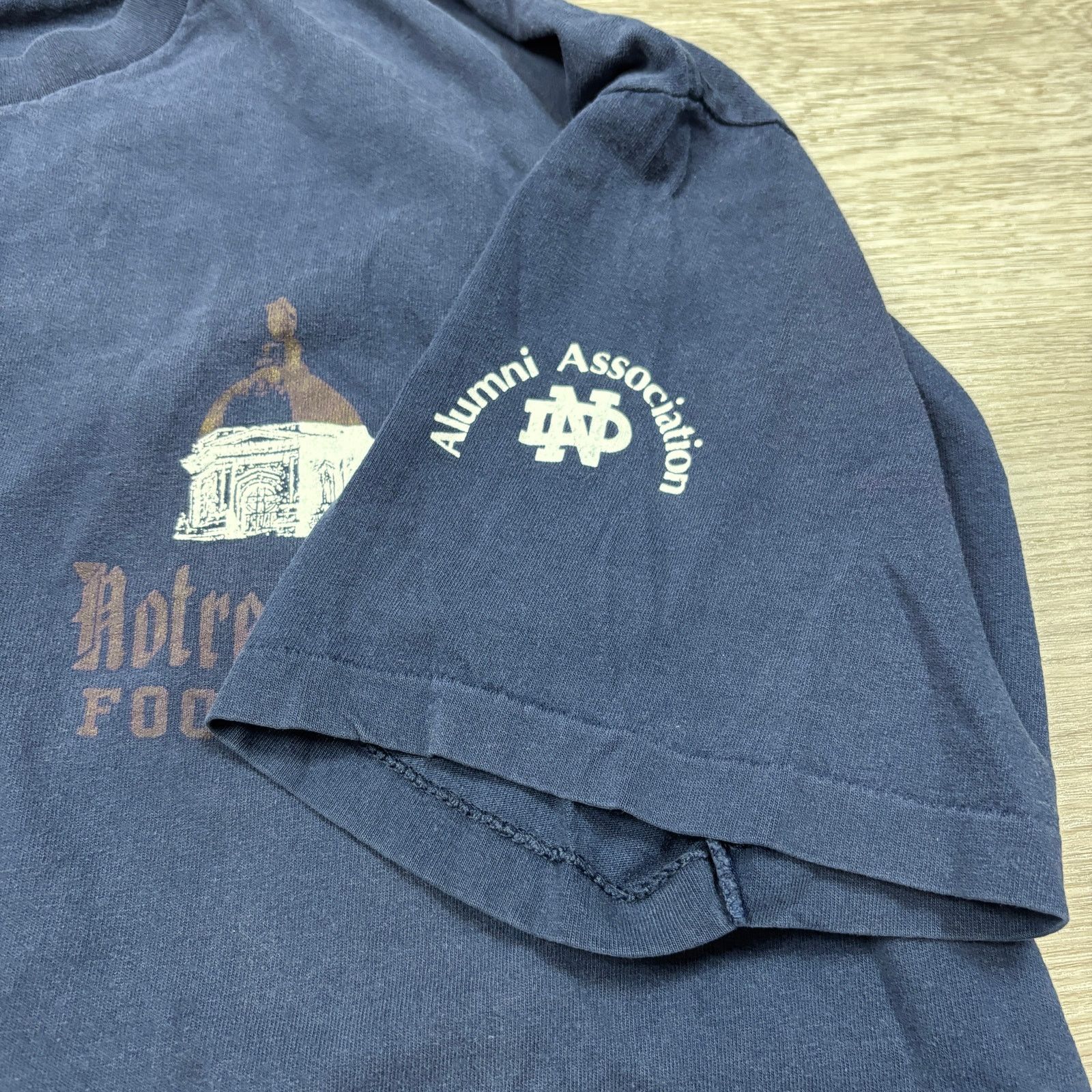 Vintage Vintage 90s Notre Dame Fighting Irish T Shirt Men's XL Size US XL / EU 56 / 4 - 6 Thumbnail