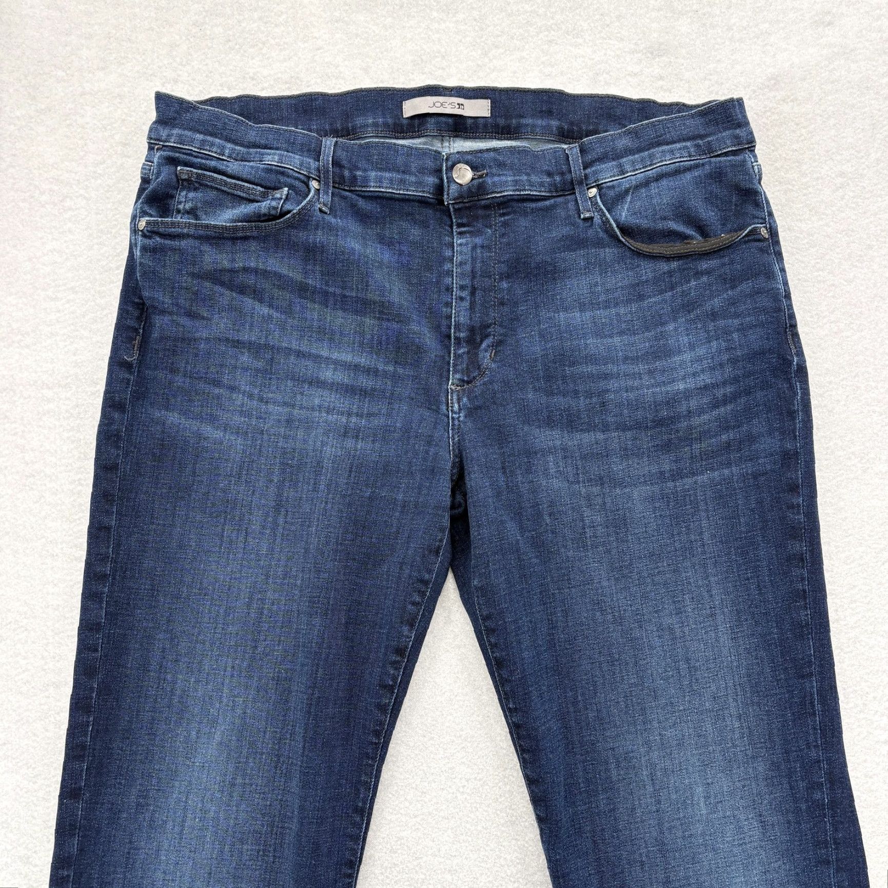 Vintage Joes Jeans Brixton Straight Narrow Mens 38x35 Blue Dark Wash Stretch Denim Pants Jeans Size US 38 / EU 54 - 2 Thumbnail