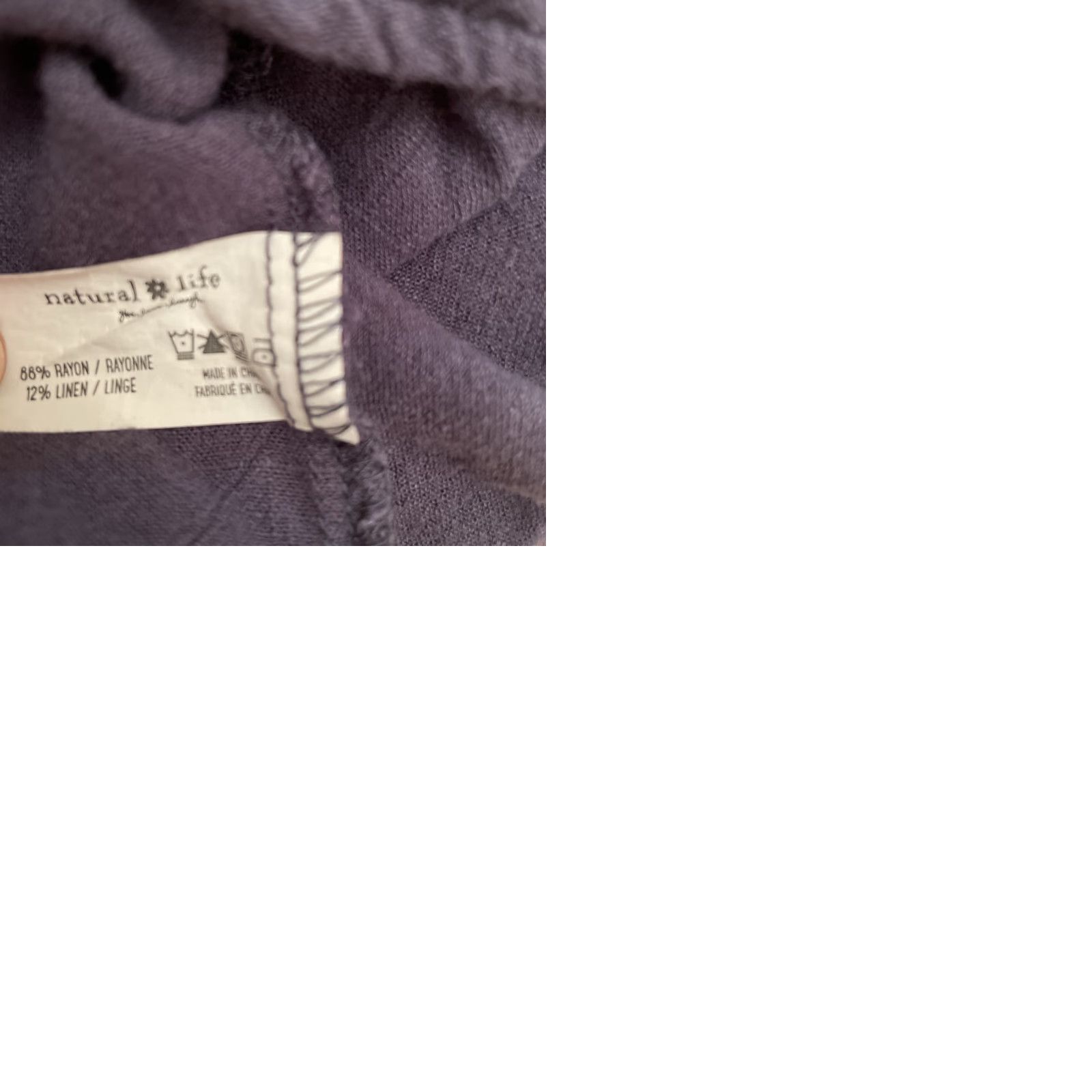 Vintage Natural Life Carly Overall Shorts Large Tie Front Navy Linen Blend Boho Casual Women Large Tie Front Shorts Size 36" / US 14 / IT 50 - 9 Thumbnail