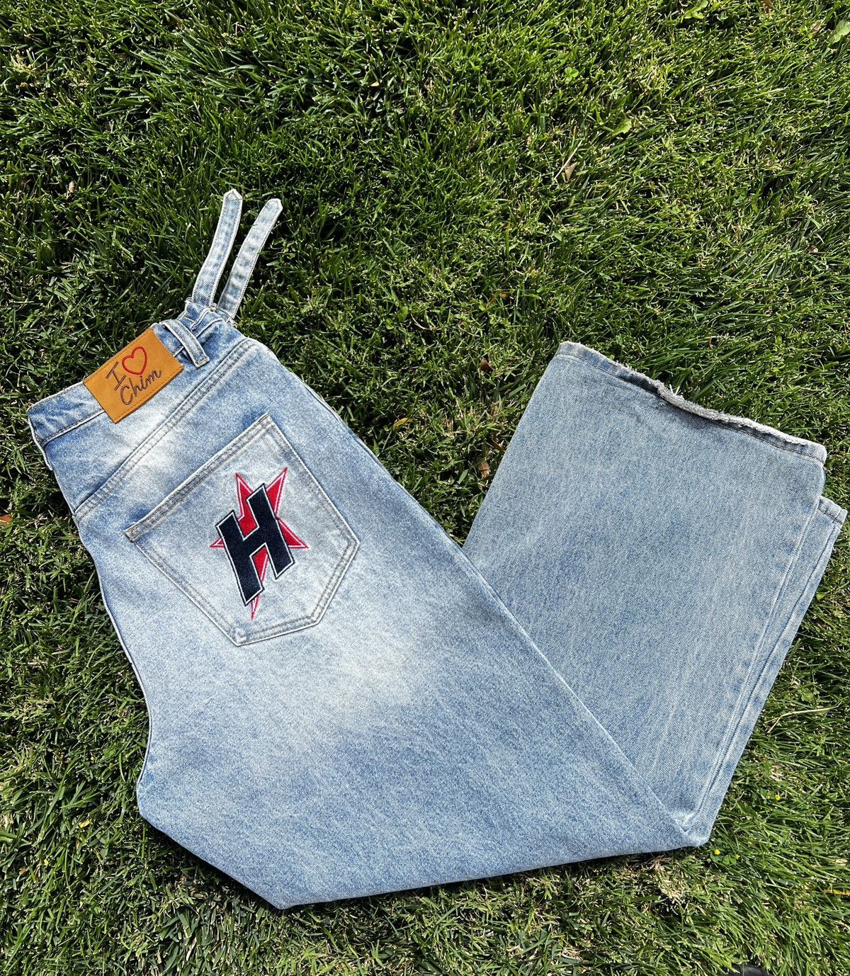 HMDD HMDD light blue baggy denim Size US 34 / EU 50 - 1 Thumbnail