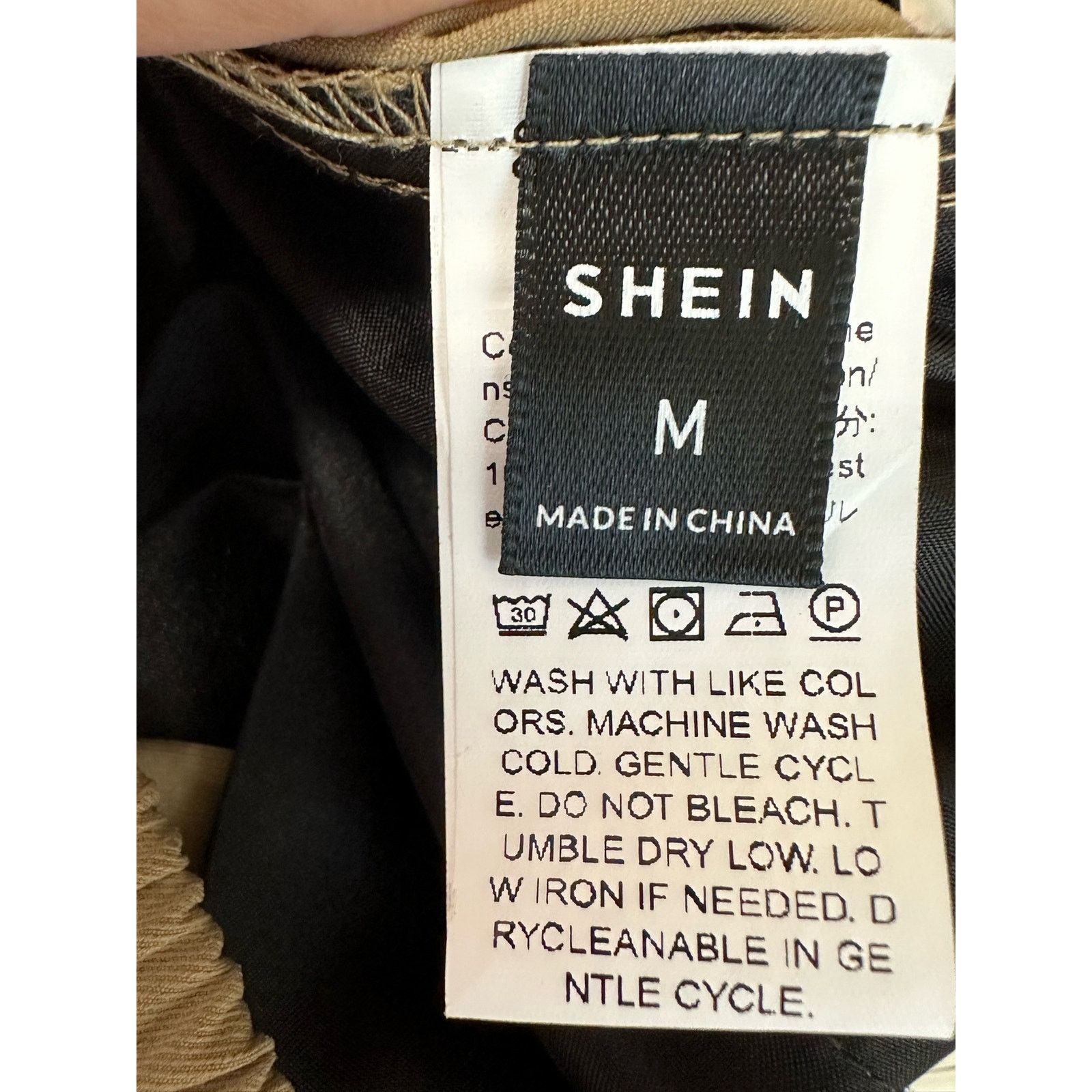 Shein Shein beige cargo casual pull on pants size medium Size US 32 / EU 48 - 3 Thumbnail