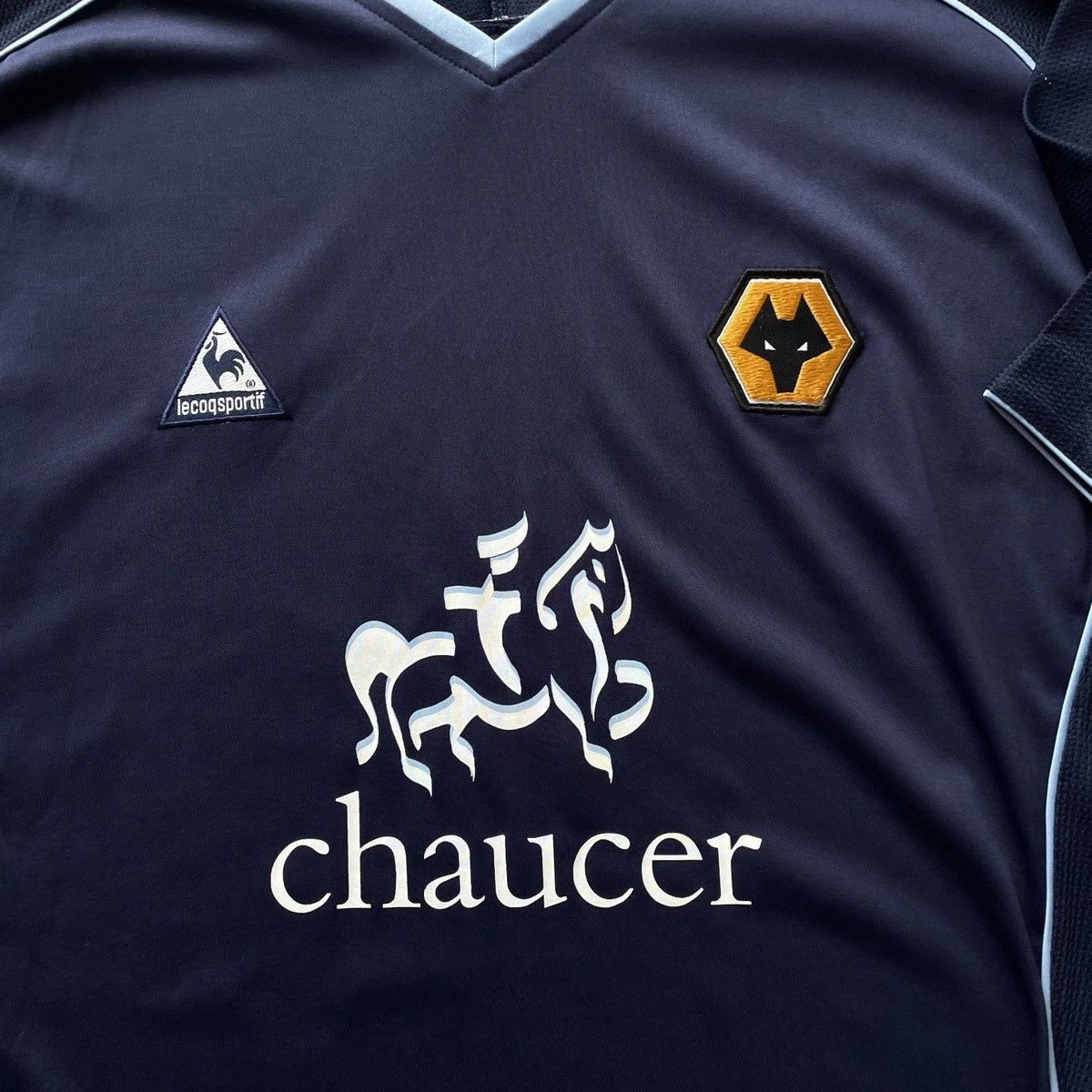 Le Coq Sportif Vintage Wolverhampton Away Jersey Shirt 2004/2005 Size US L / EU 52-54 / 3 - 2 Thumbnail