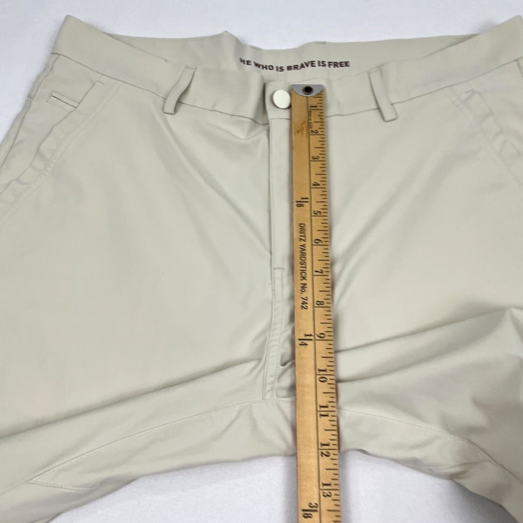 Vintage Marcus Pierce Renegade Pants Mens 34 x 31 Slim Straight Birch Brown Casual Golf Pants Mens Slim 34x31 Brown Exterior: Button, Zipper, Logo Vintage: No Size US 34 / EU 50 - 5 Thumbnail