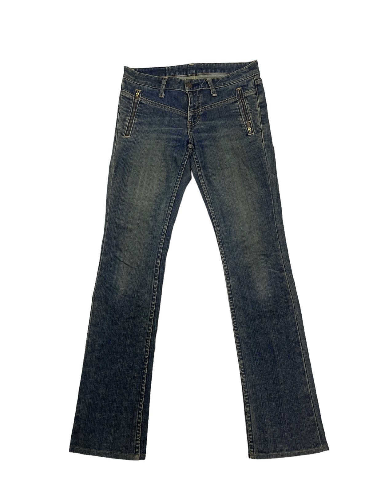 MOUSSY Vintage Moussy Zipper Denim Jeans ! Very Rare Design Size US 30 / EU 46 - 4 Thumbnail