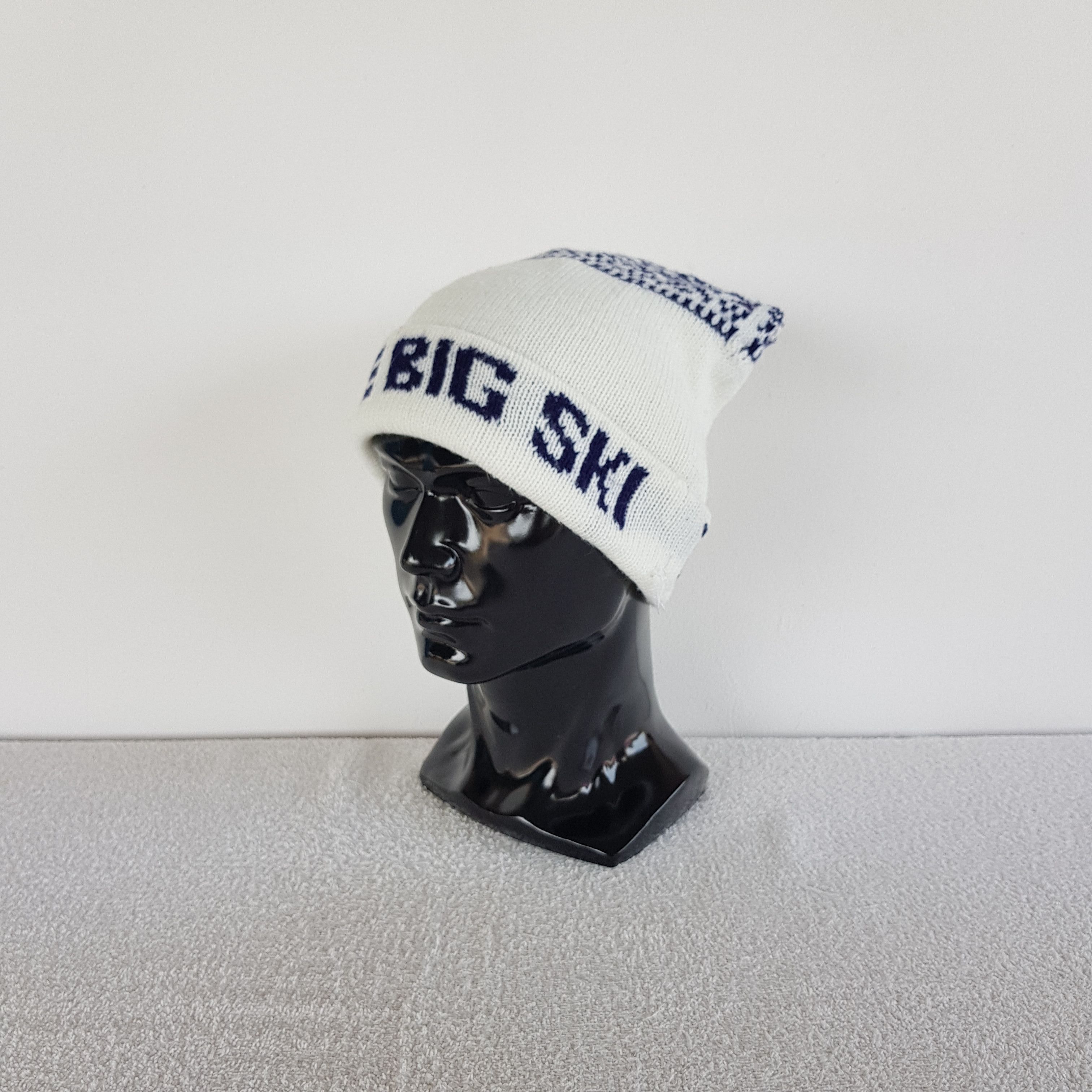 Japanese Brand Vintage The Big Ski Beanie Y2K Knit Crochet Snow Caps Hats Size ONE SIZE - 1 Thumbnail