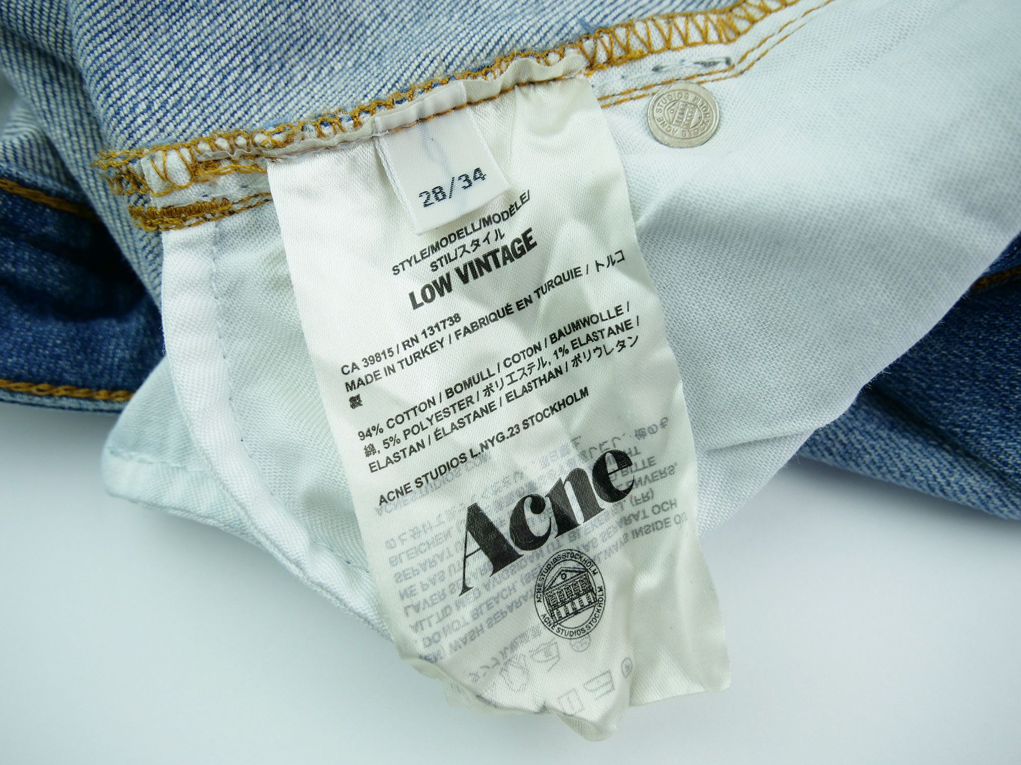 Acne Studios Acne Studios women's jeans denim pants Size 28" / US 6 / IT 42 - 6 Thumbnail