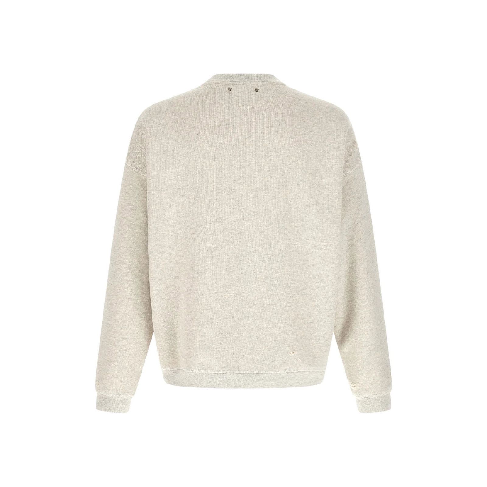 Burberry GOLDEN GOOSE Patch Grey Cotton Sweatshirt New & Authentic (M Size US L / EU 52-54 / 3 - 2 Thumbnail