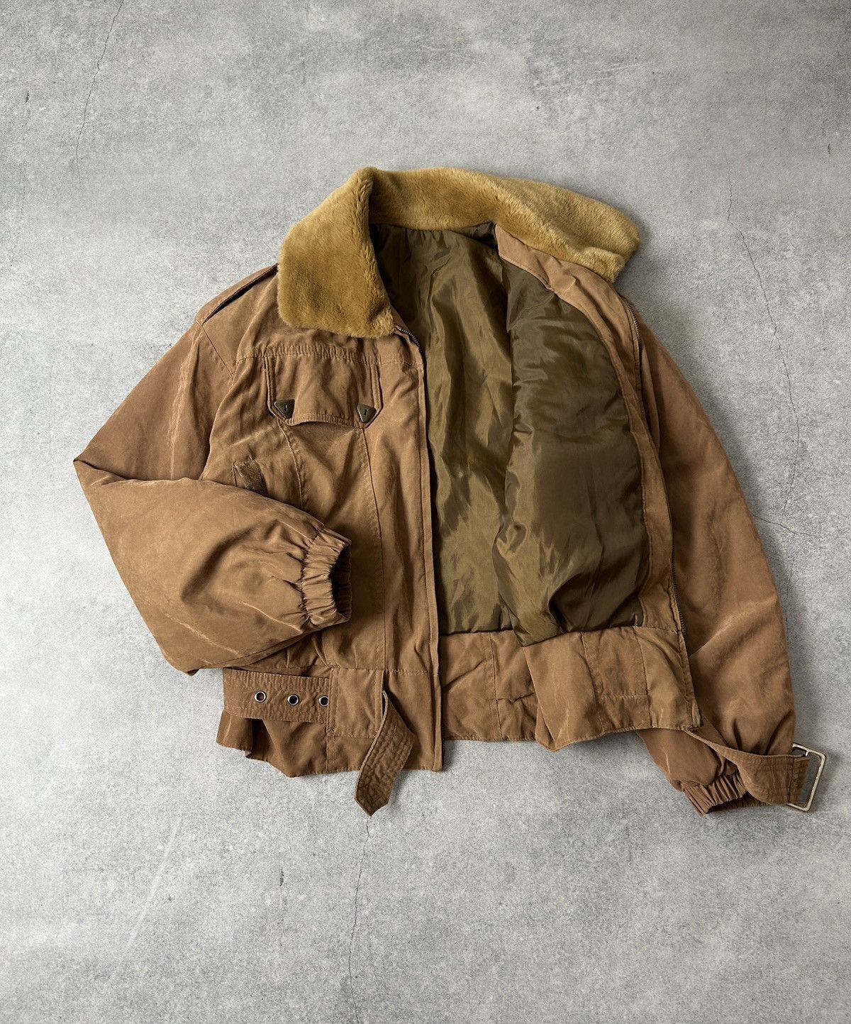 Japanese Brand Vintage Bomber fly aviator jacket mens japan style Size US M / EU 48-50 / 2 - 3 Thumbnail