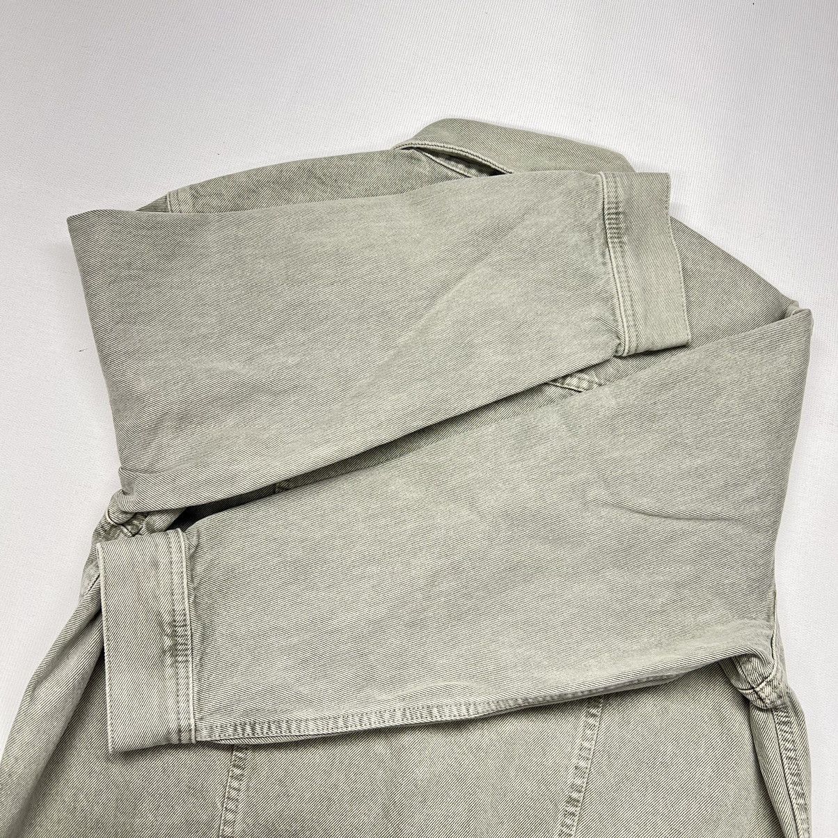 Madewell Madewell Jean Jacket Green Chore Denim Coat Faded Pockets Size M / US 6-8 / IT 42-44 - 13 Thumbnail