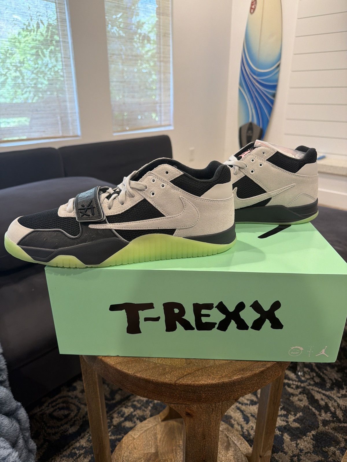 Nike × Travis Scott Cactus Jack 1 T-REXX Size US 12.5 / EU 45-46 - 3 Thumbnail