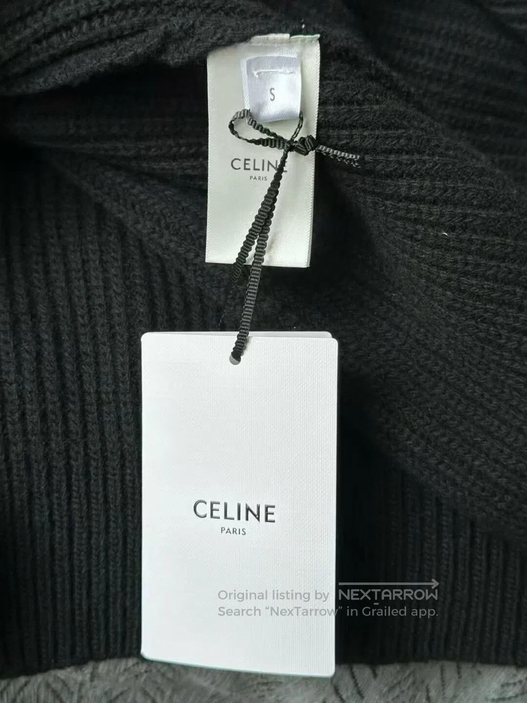 Celine CELINE Black Sweater Hoodie| Size US S / EU 44-46 / 1 - 4 Thumbnail