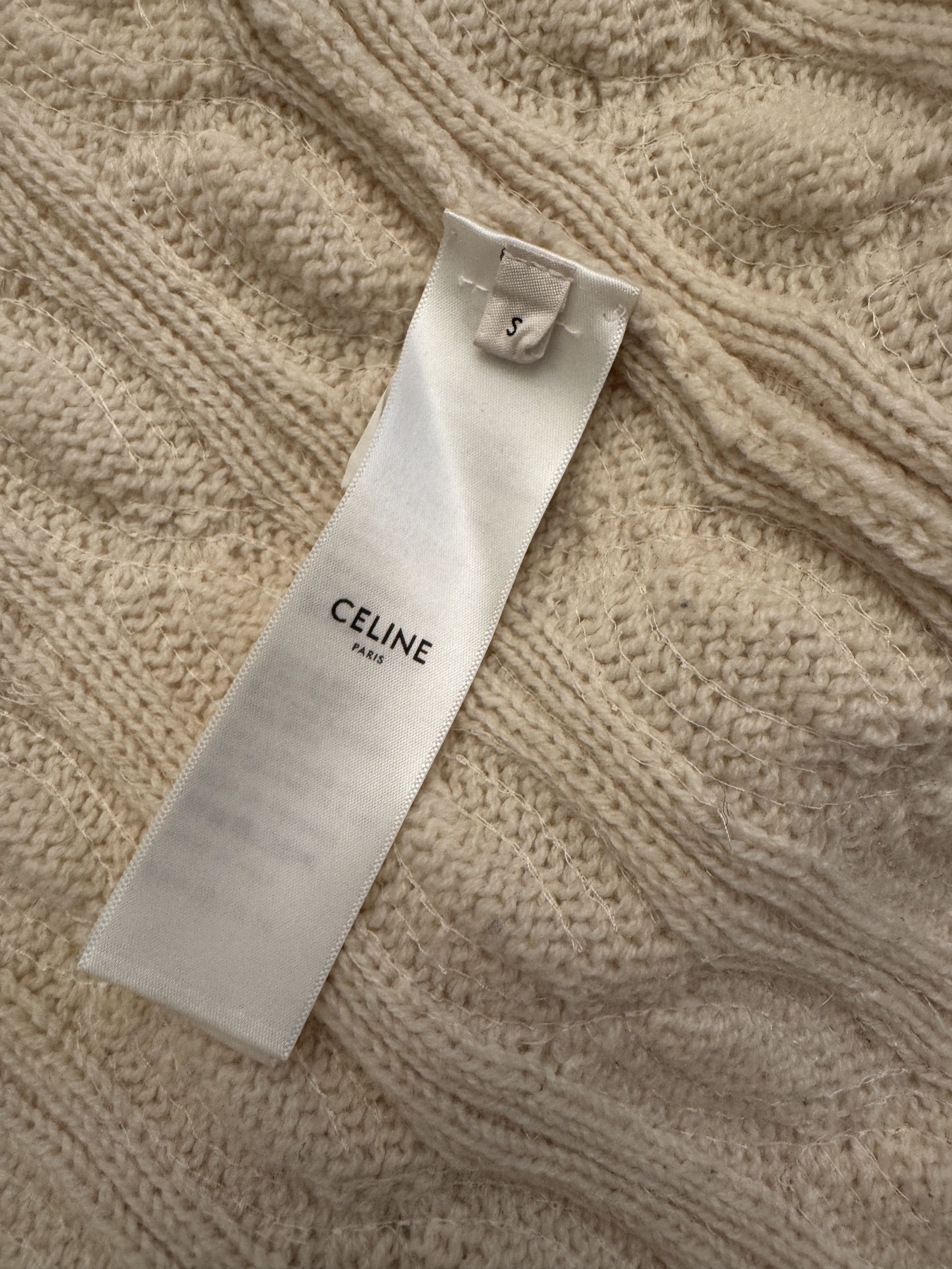 Celine × Hedi Slimane SS20 Wool Sequined Cardigen Runway Show Hedi Slimane Size US M / EU 48-50 / 2 - 6 Thumbnail