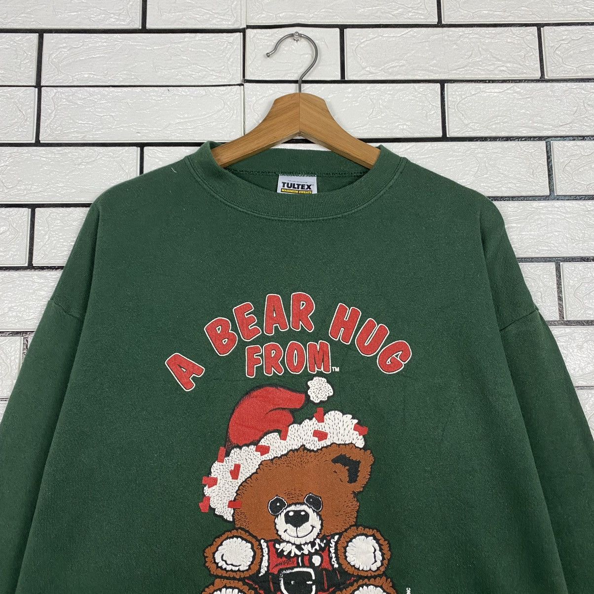 Vintage 🔥VINTAGE SWEATSHIRT TULTEX USA OKLAHOME BIG LOGO Size US L / EU 52-54 / 3 - 3 Thumbnail