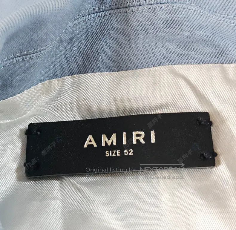 Amiri Amiri Blue double-breasted suit jacket Size US L / EU 52-54 / 3 - 4 Thumbnail