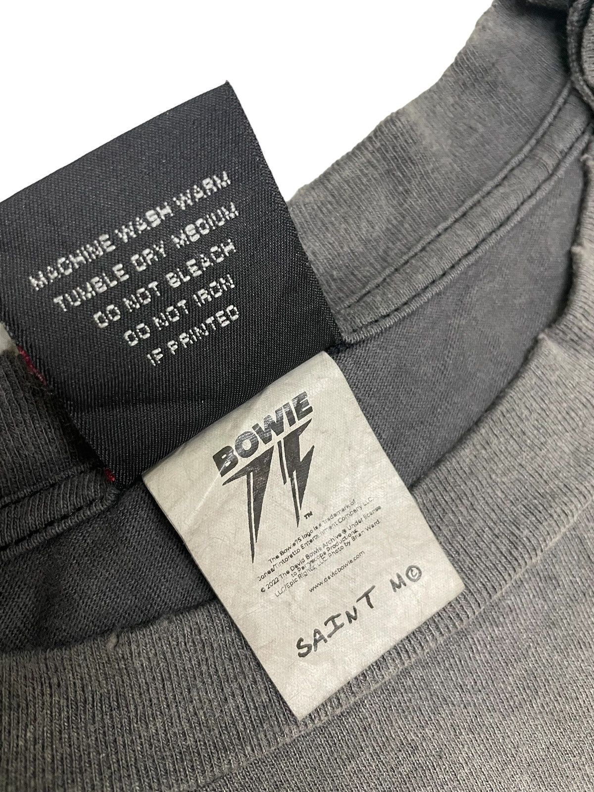 Band Tees SAINT MXXXXXX DAVID BOWIE HUNKY DORY LONGSLEEVE TEES Size US L / EU 52-54 / 3 - 7 Thumbnail