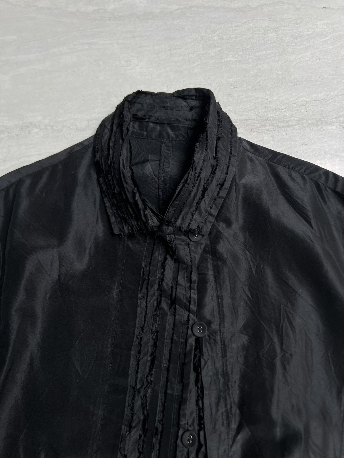 Hiroko Koshino Homme HIROKO BIS HIROKO KOSHINO Black Shirt Size US S / EU 44-46 / 1 - 9 Thumbnail