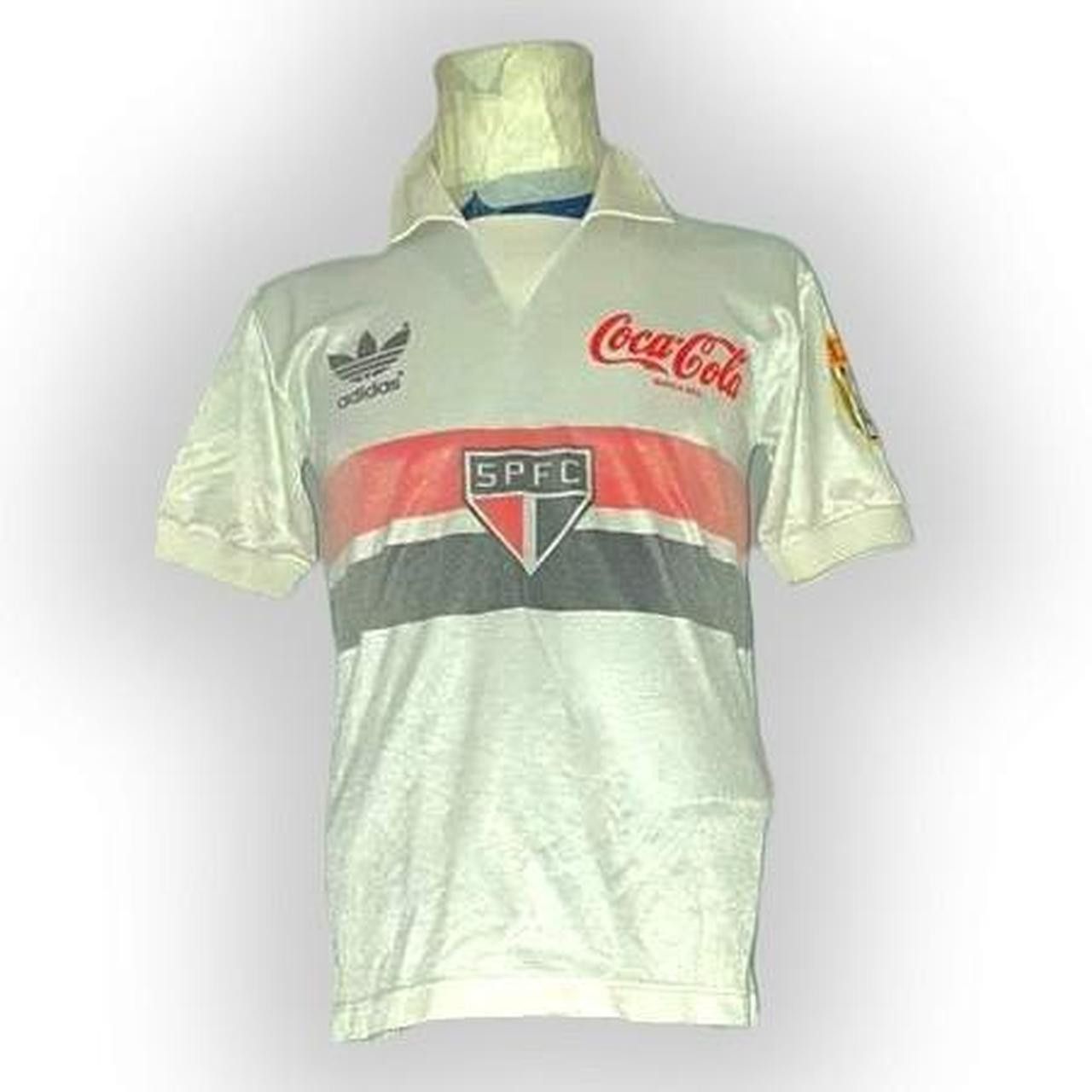 Adidas Fc Sao Paulo Brazil 1988 1989 1990 Home Shirt Jersey Size US S / EU 44-46 / 1 - 2 Thumbnail