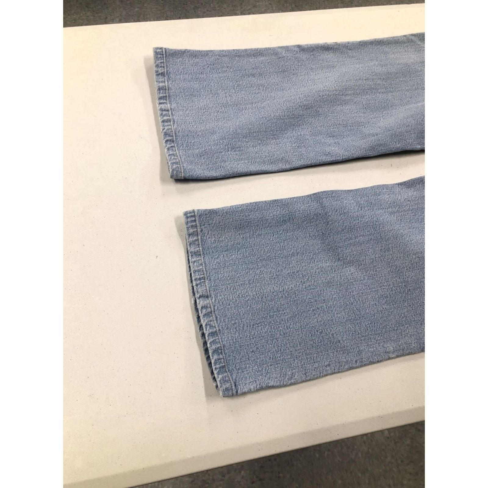 Levi's VINTAGE? Levi's 550 Relaxed Straight Jeans Women 14S Regular 30x27 Blue Denim Cotton 550 Straight Womens Jeans Size 36" / US 14 / IT 50 - 4 Thumbnail