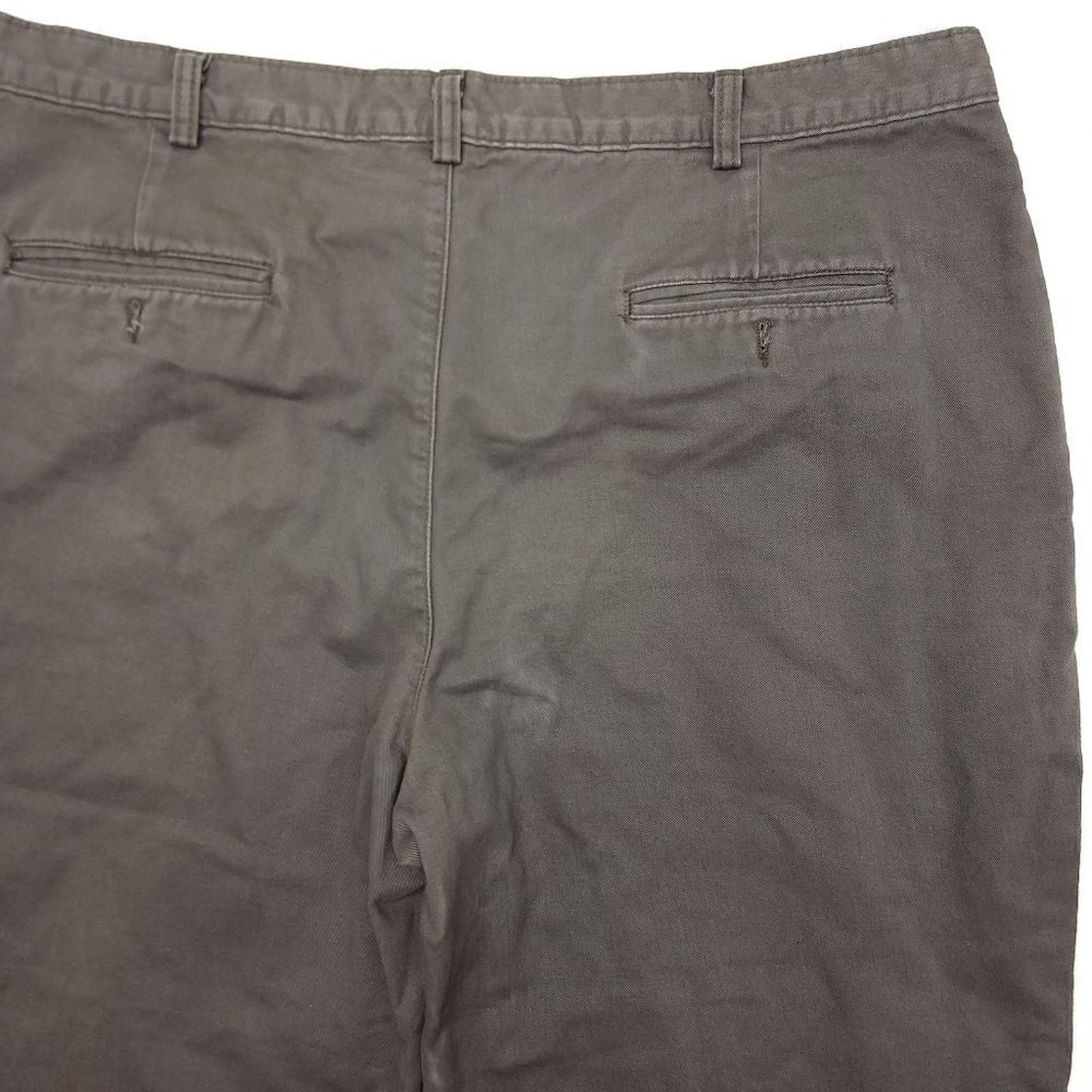 L.L. Bean Vintage LL Bean Flannel Lined Pants Mens 40x30 Olive Size US 40 / EU 56 - 10 Thumbnail