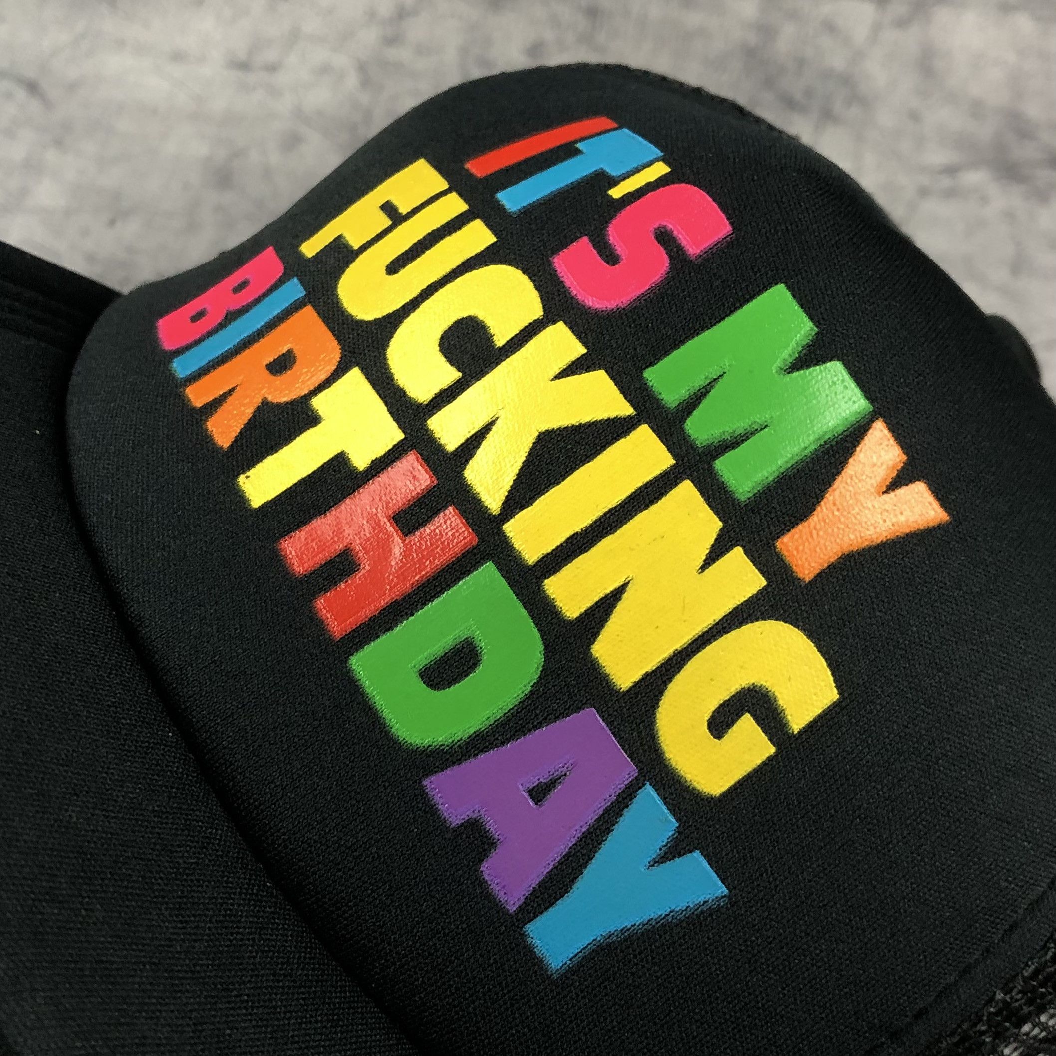 Vintage Vintage My Fucking Birthday Cap puff print dirty joke Size ONE SIZE - 4 Thumbnail